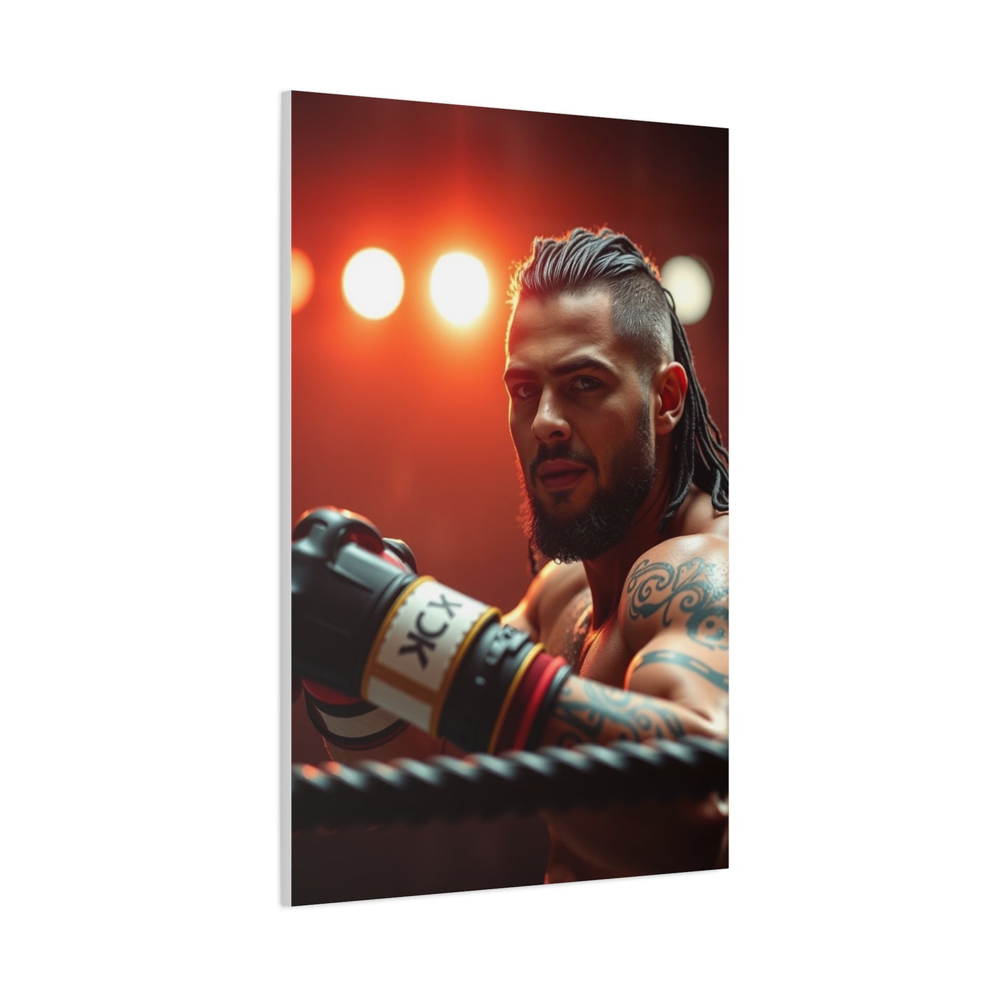 Vision Wrestling Art Art Wall Art & Canvas Print