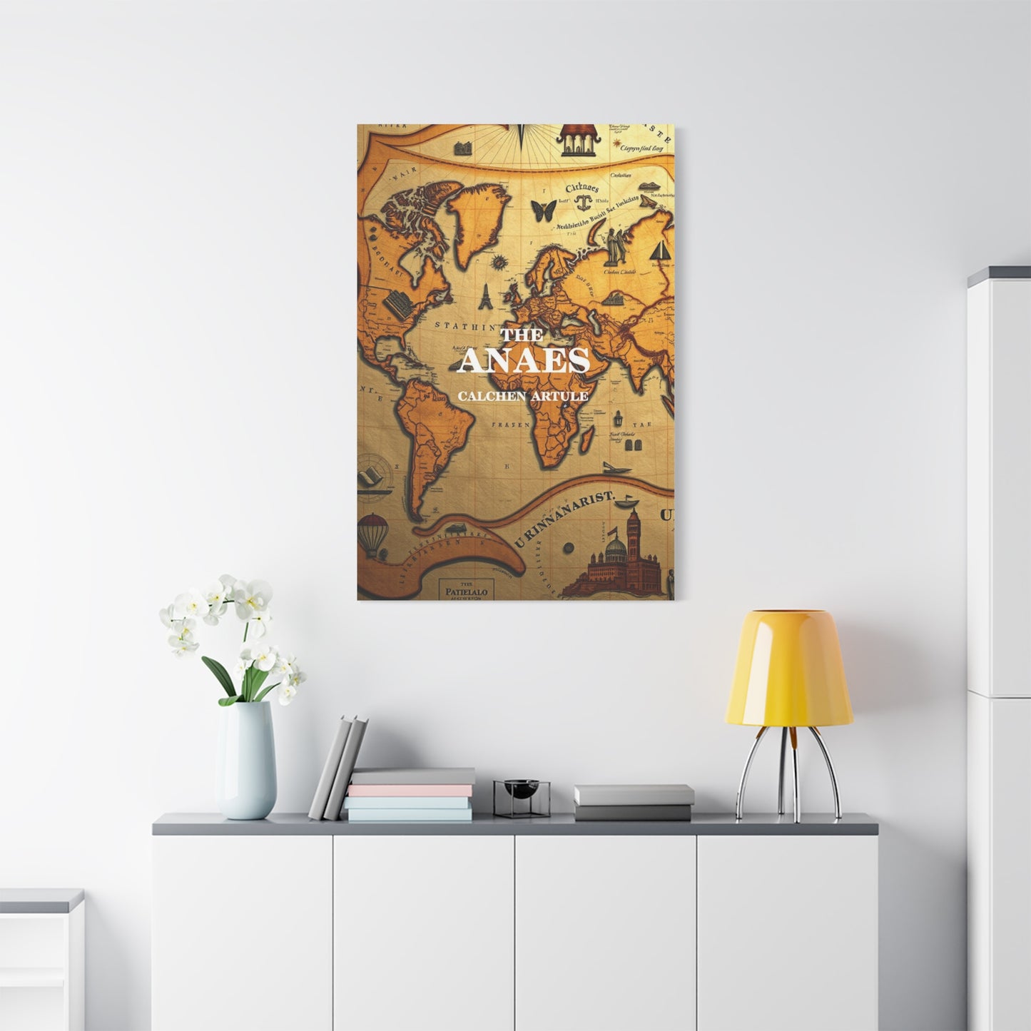 Antique Maps Art Supreme Canvas Wall Art & Canvas Print