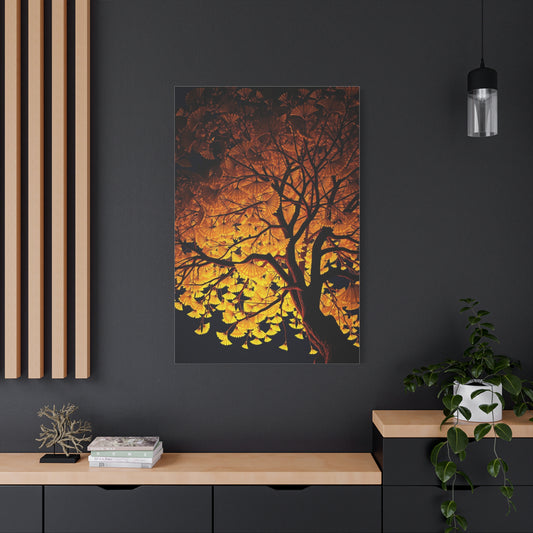 Ginkgo Tree Art Refined Canvas Wall Art & Canvas Print