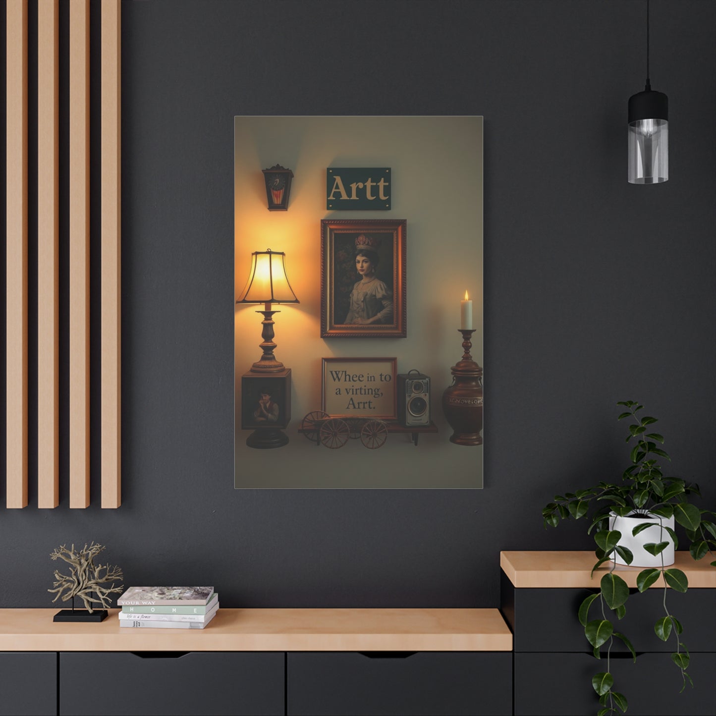 Nostalgic Harmony Canvas Wall Art & Canvas Print