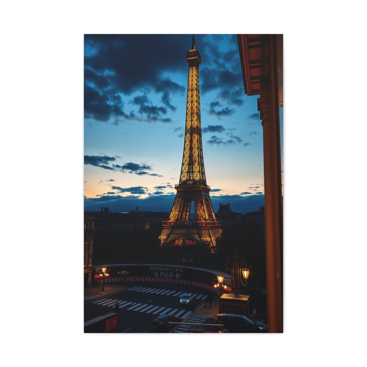 Opulent Parisian Panorama Art Wall Art & Canvas Print