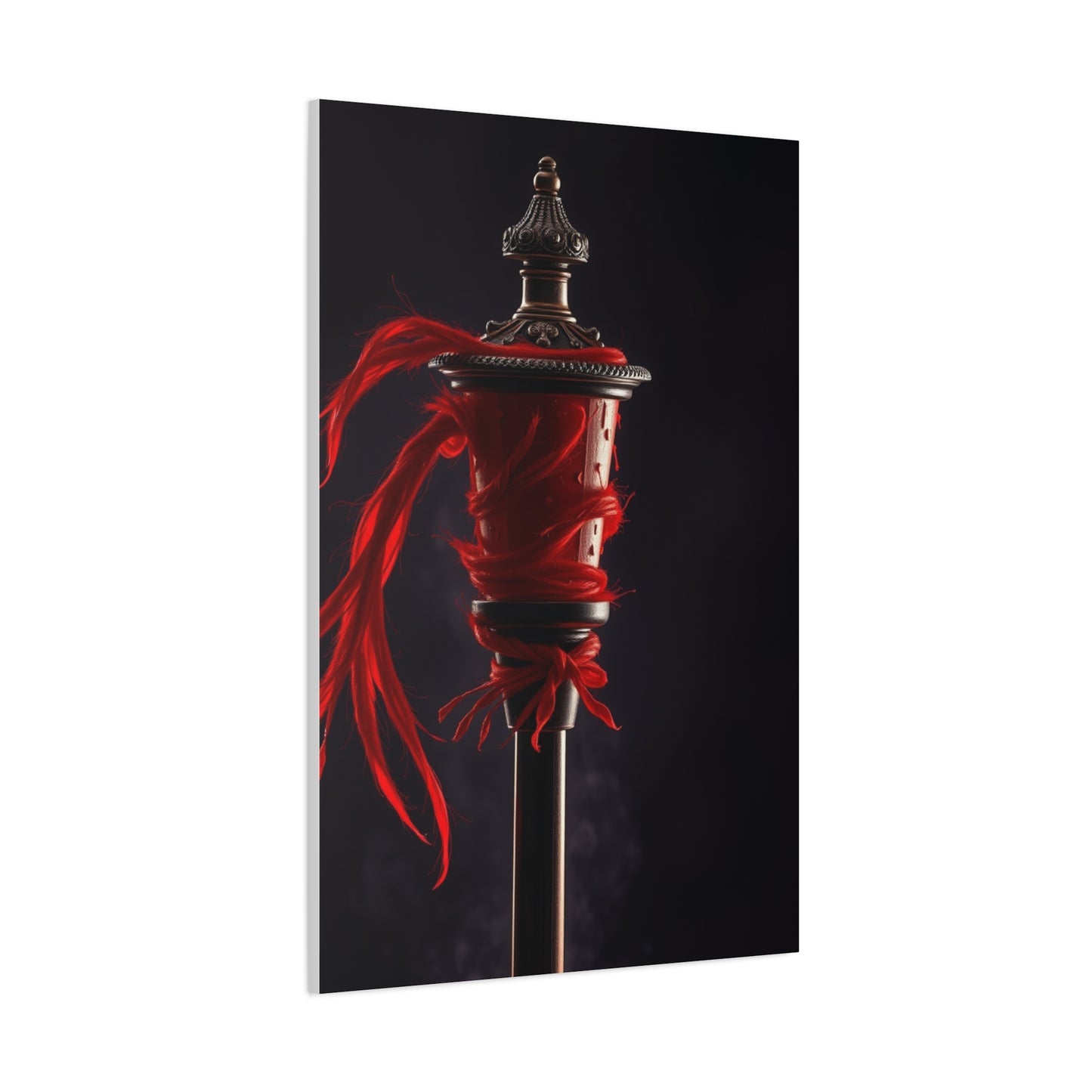 Crimson Symphony Canvas Wall Art & Canvas Print