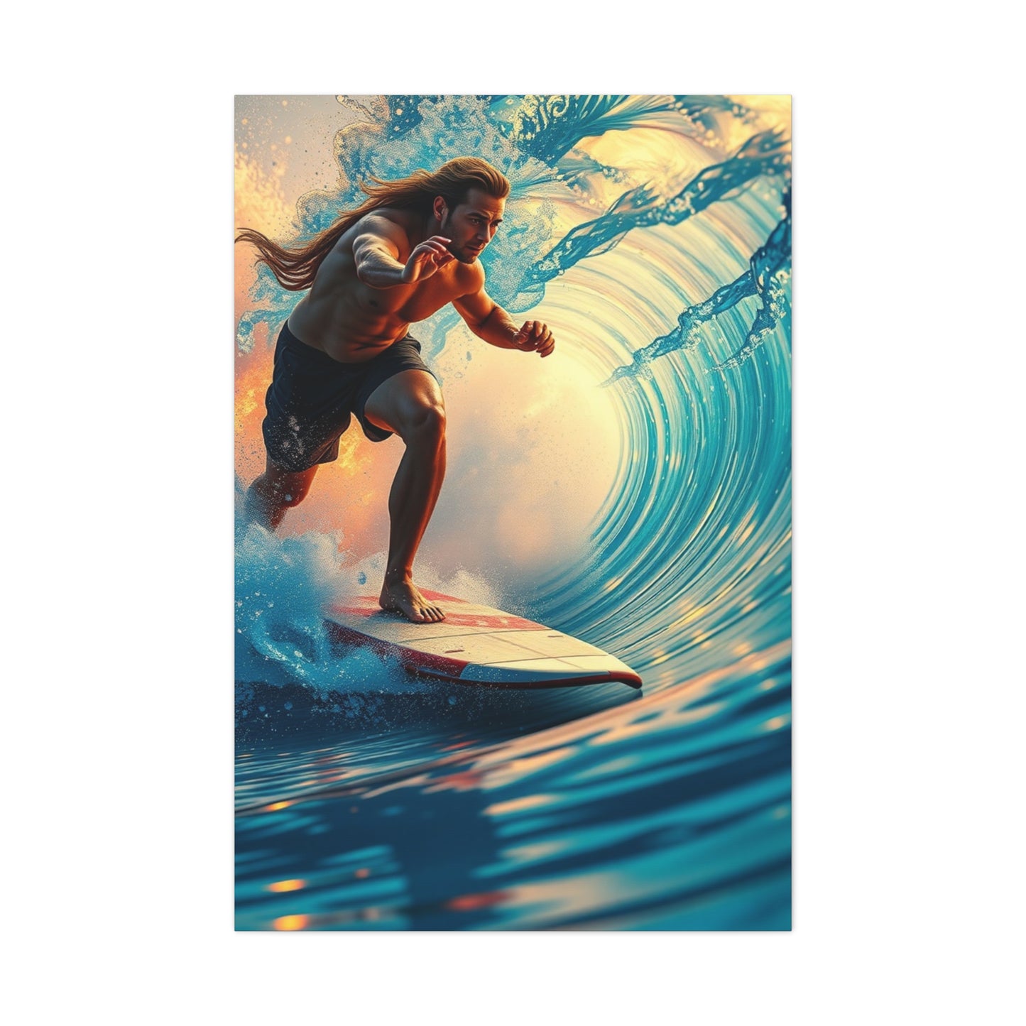 Luxe Surfscape Canvas Wall Art & Canvas Print