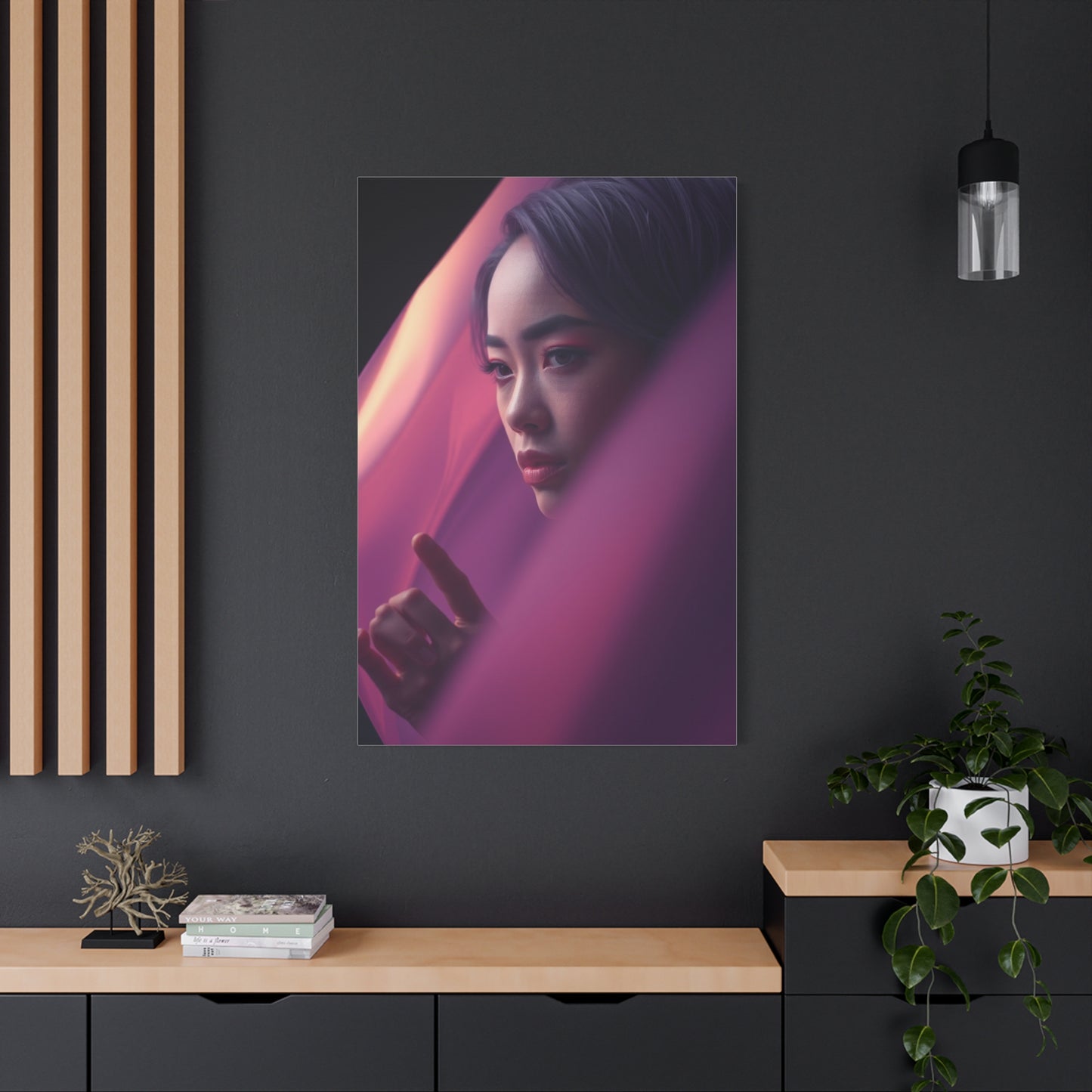 Imperial Violet Vignette Wall Art & Canvas Print