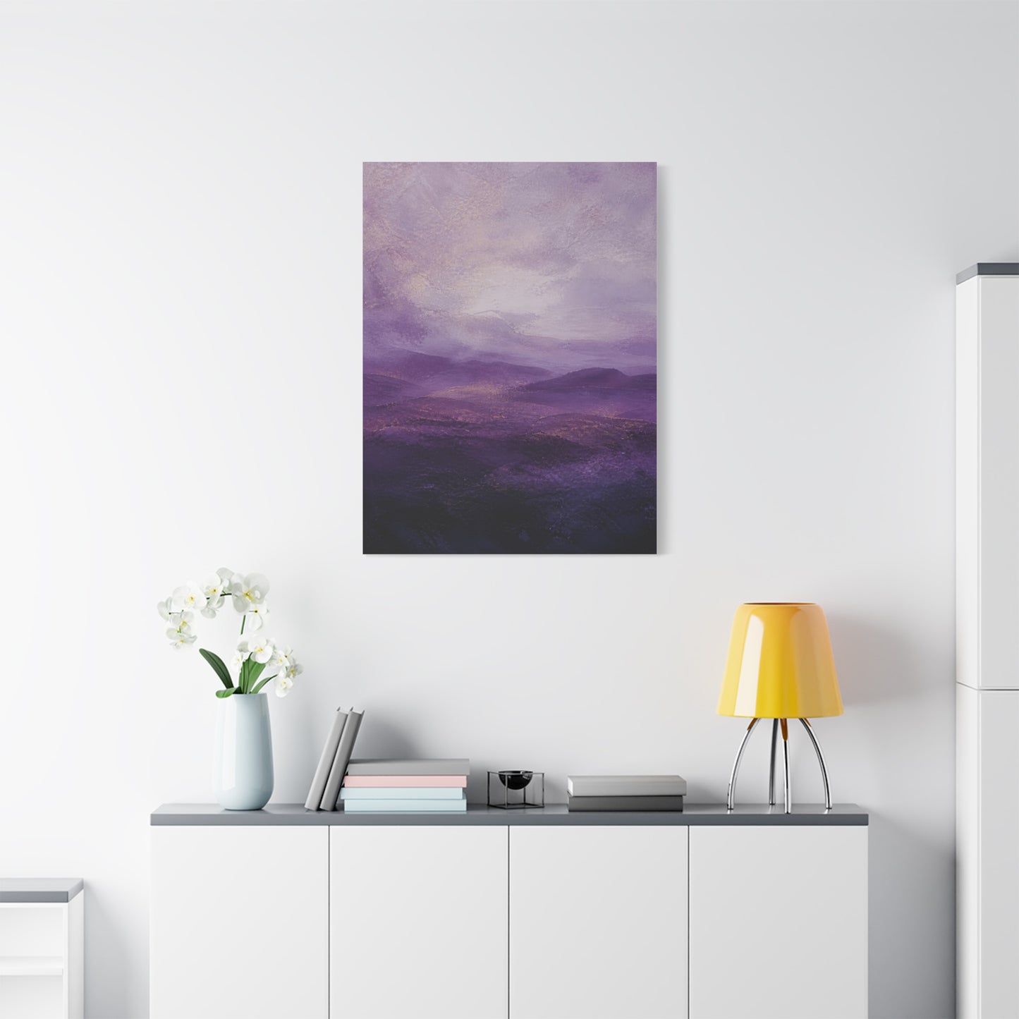 Amethyst Horizon Landscape Wall Art & Canvas Print