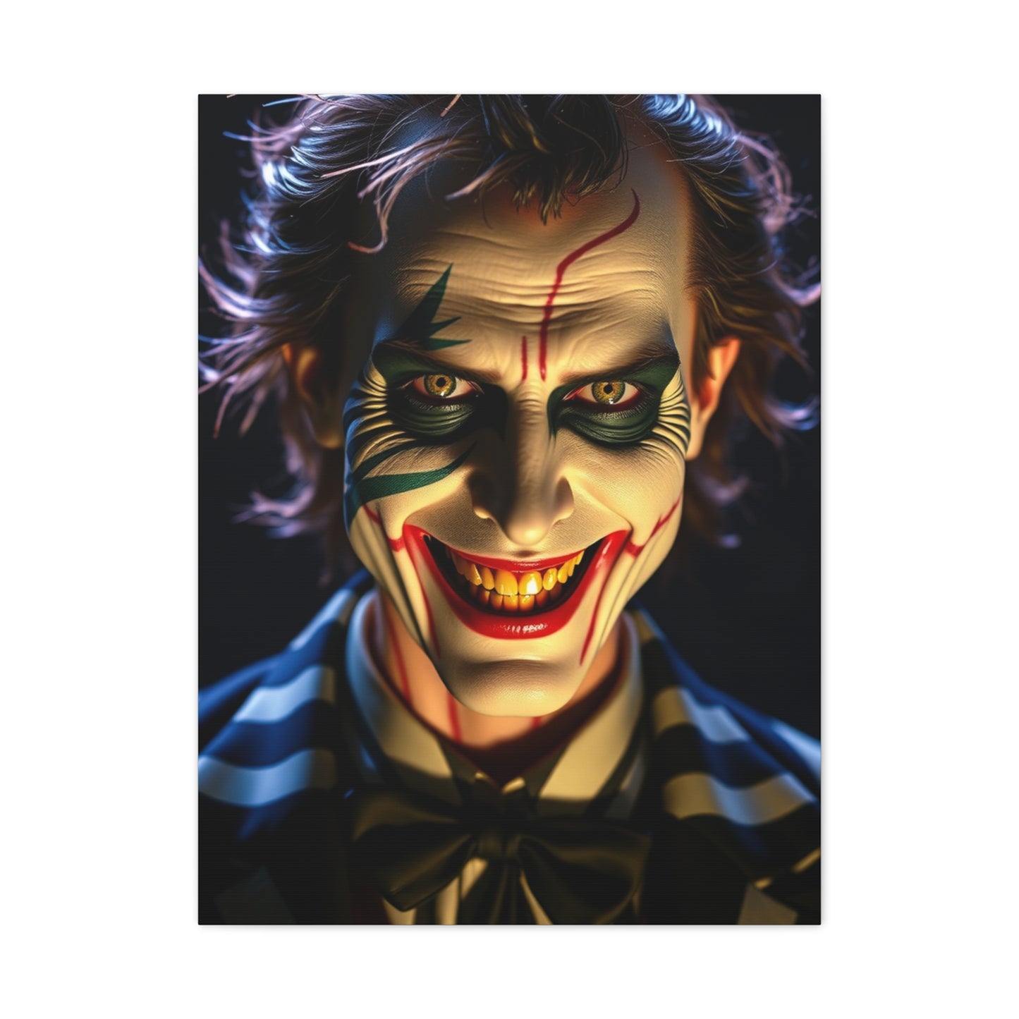 Beetlejuice (Film Series) Characters Art Luxury Canvas Wall Art & Canvas Print