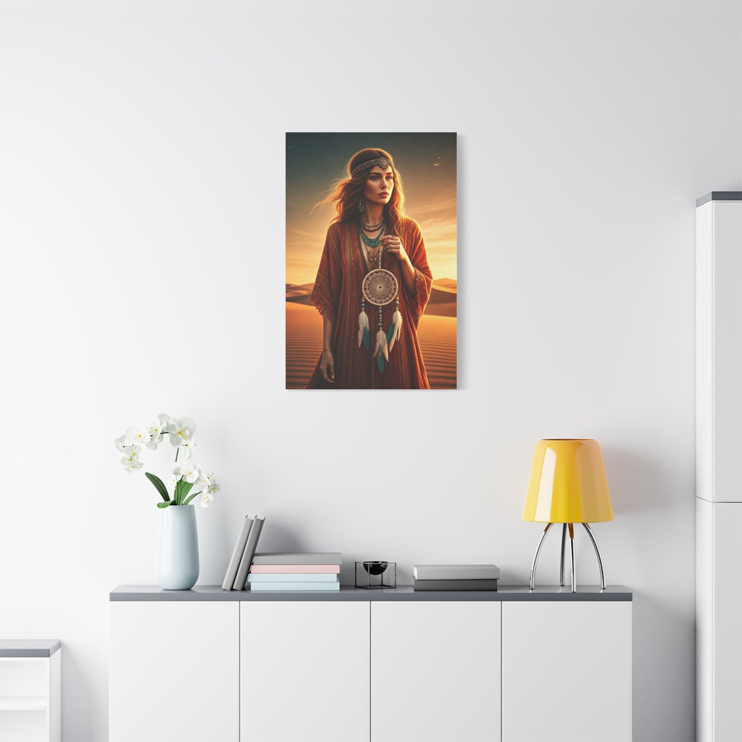 Desert Dreamer with Dreamcatcher Wall Art & Canvas Prints