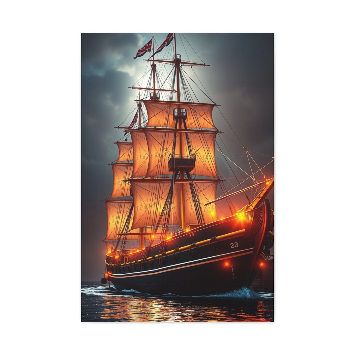 Vision Ship Art Art Wall Art & Canvas Print