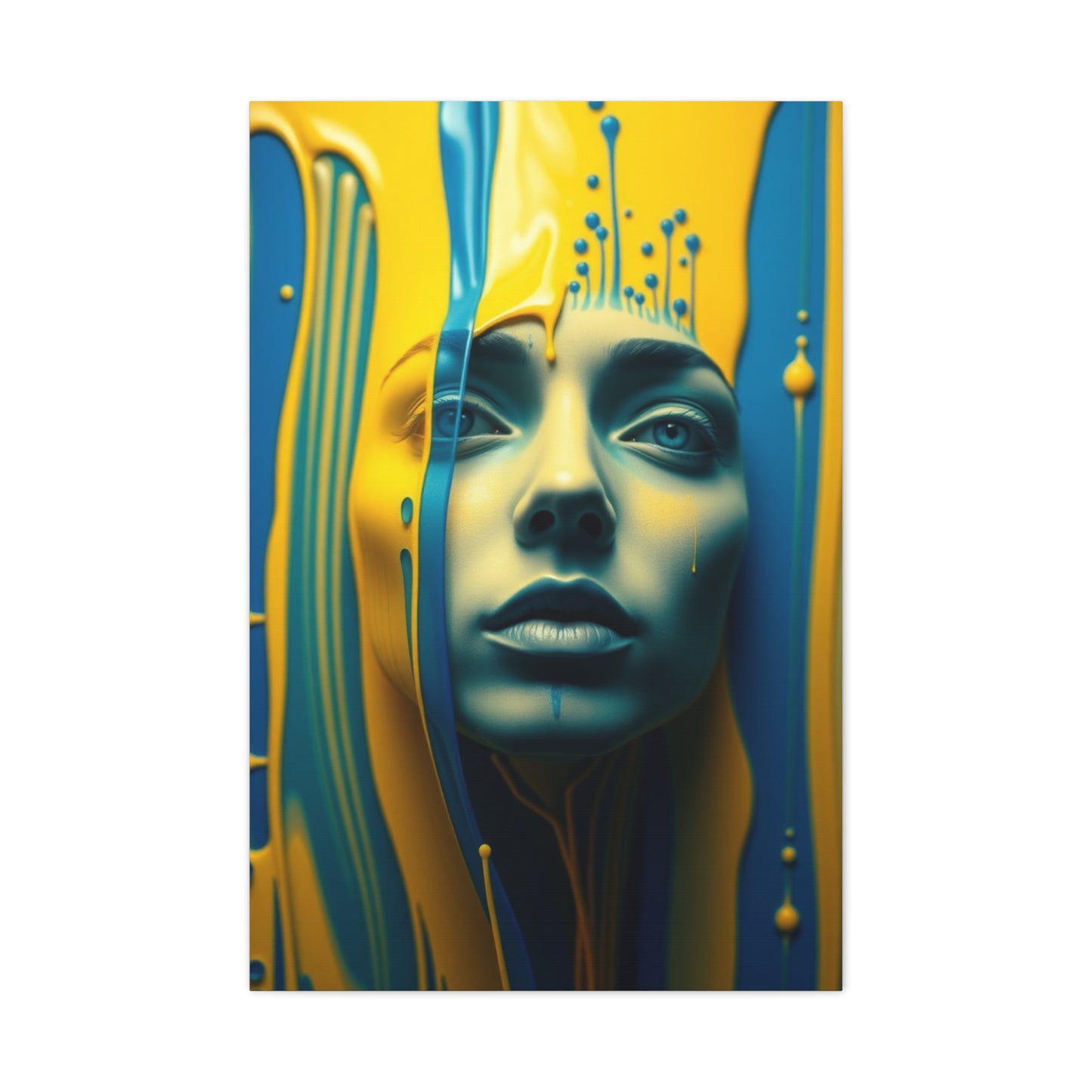 Collection Blue & Yellow Art Art Wall Art & Canvas Print