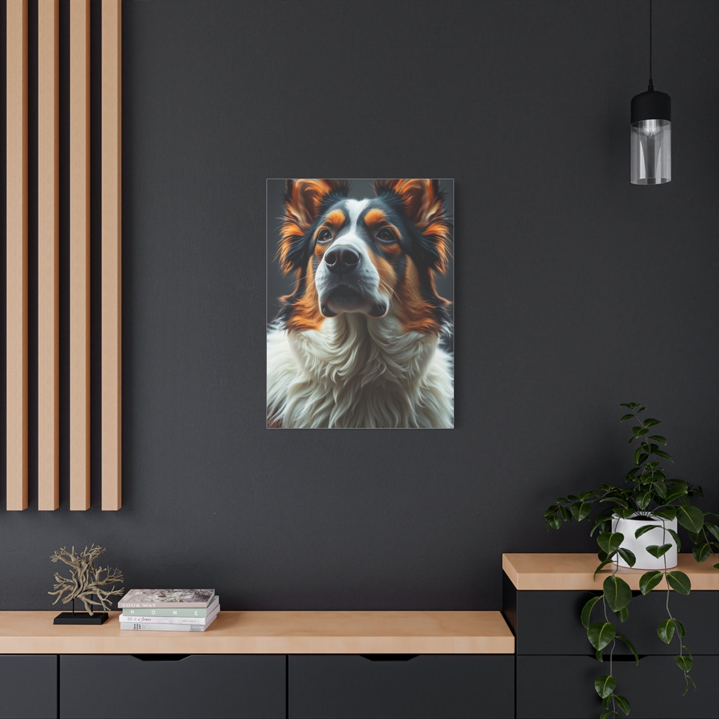 Refined Pooch Canvas Gallery Wall Art & Canvas Print