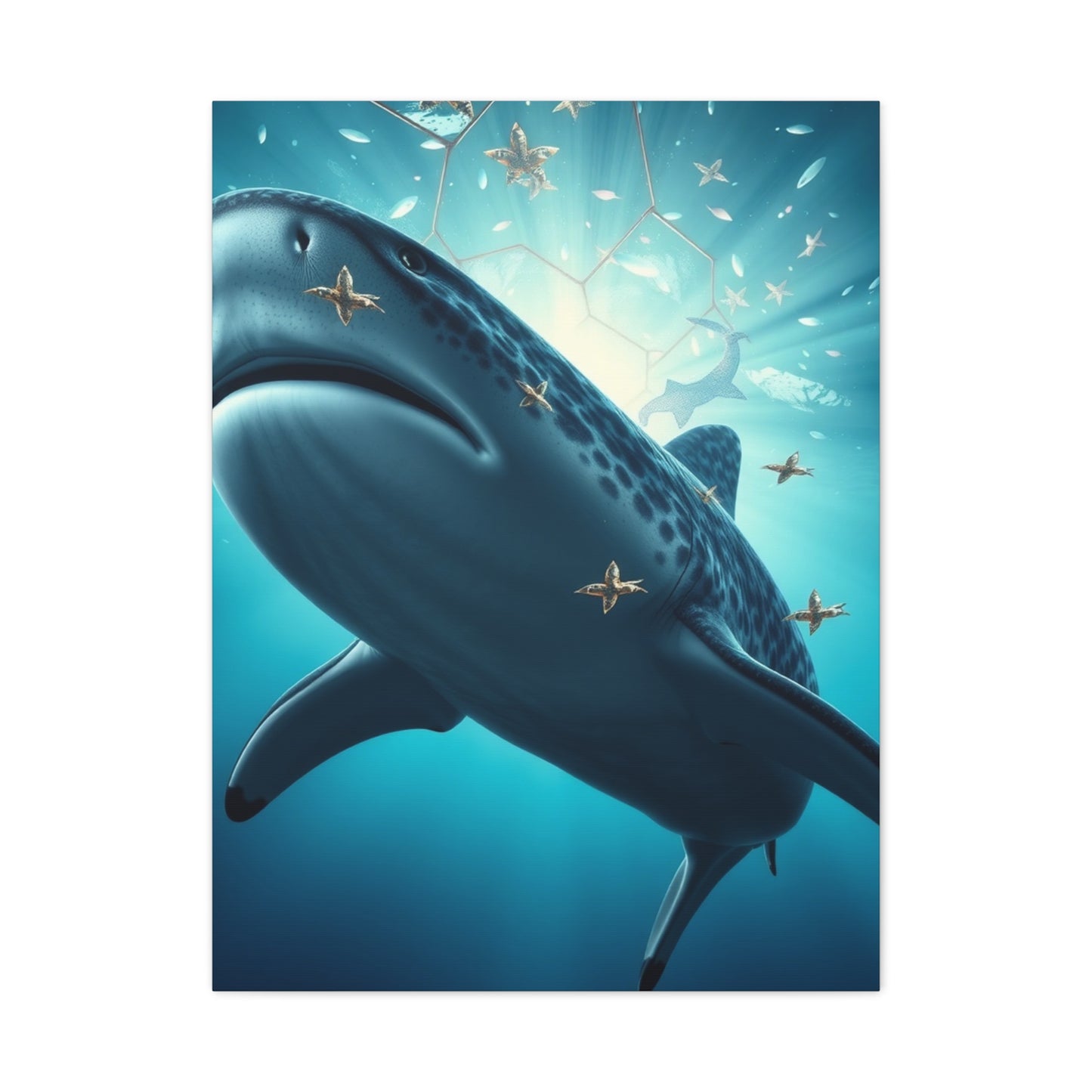 Vision Whale Shark Art Art Wall Art & Canvas Print