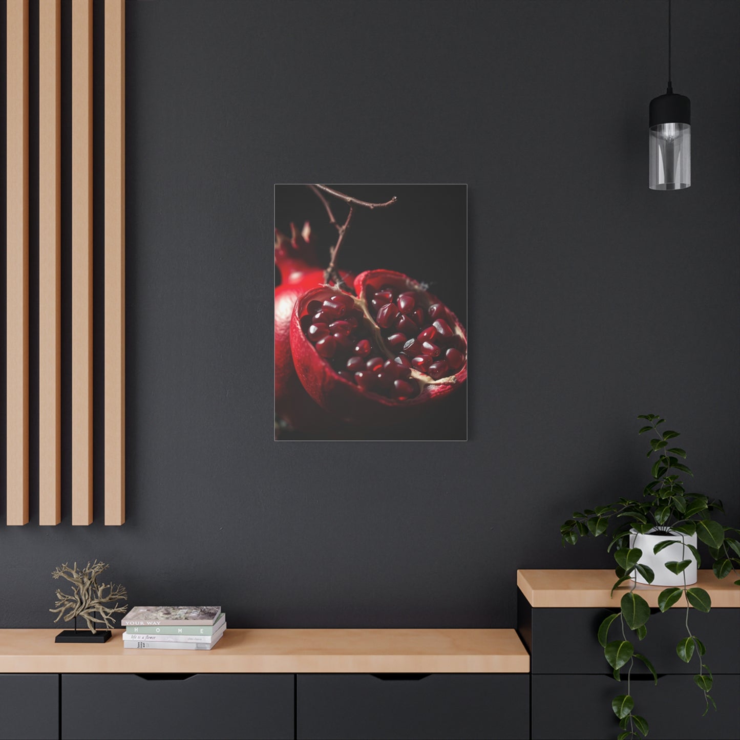 Supreme Pomegranate Noir Wall Art Collection Wall Art & Canvas Print