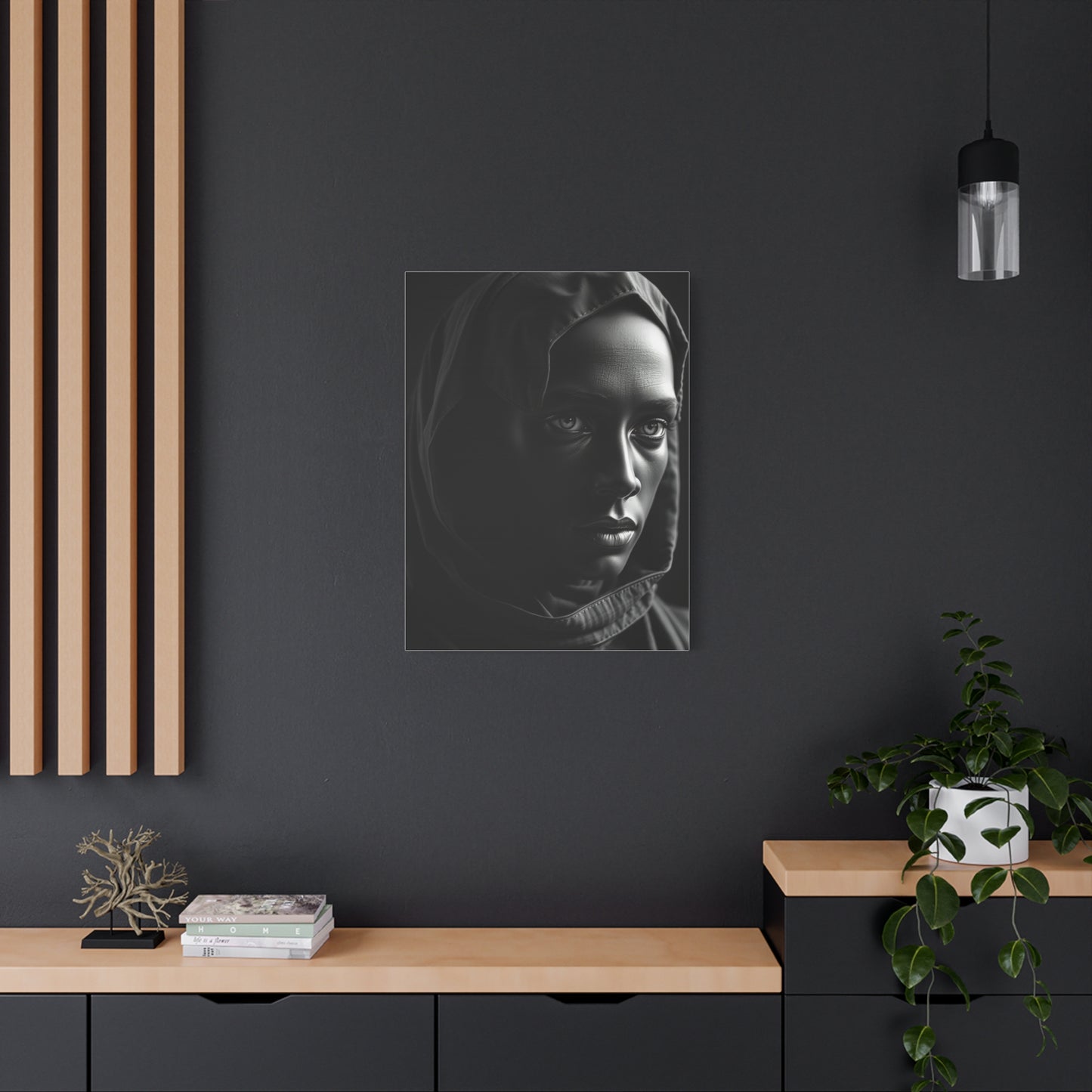 Noir Blanc Masterpiece Wall Art & Canvas Print