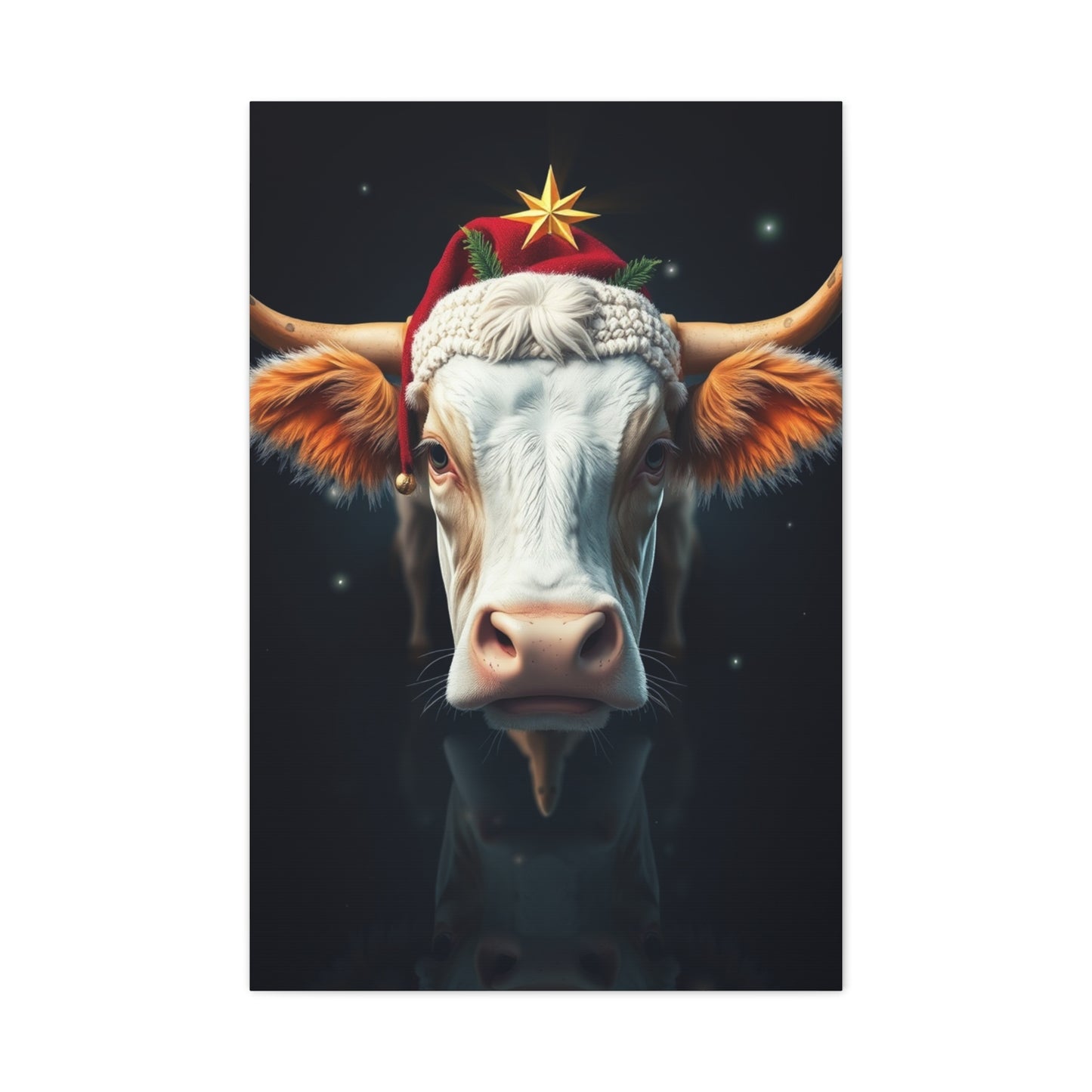 Noel Bovine Serenity Canvas wall art & canvas print