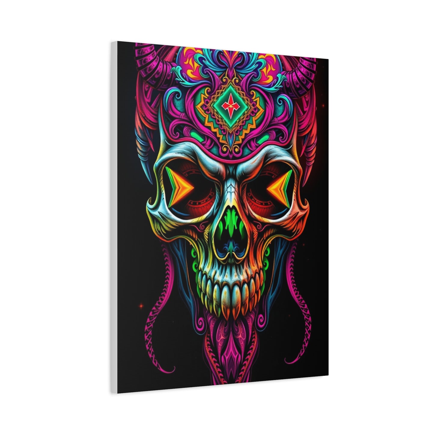 Chimeric Skull Euphoria Wall Art & Canvas Print