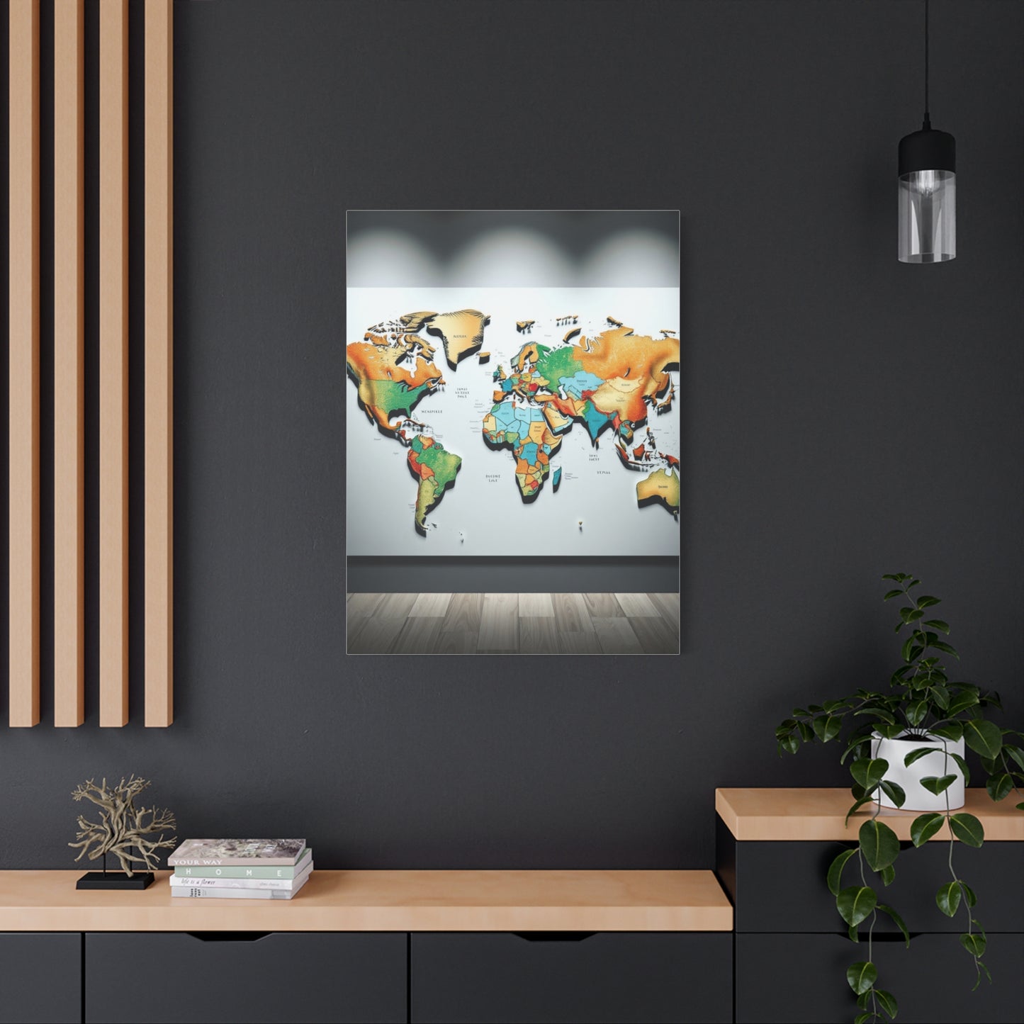 World Map Art Luxury Canvas Wall Art & Canvas Print