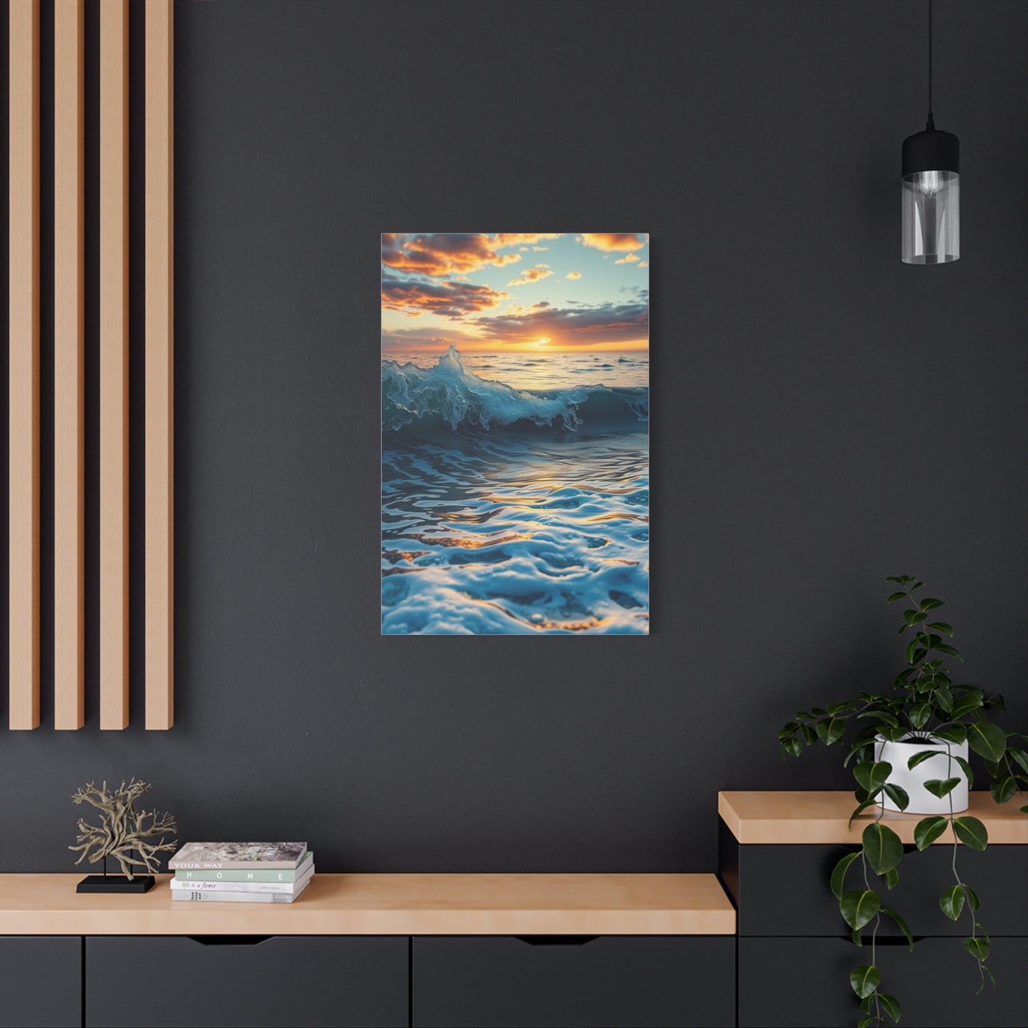 Celestial Tide Symphony Wall Art & Canvas Print