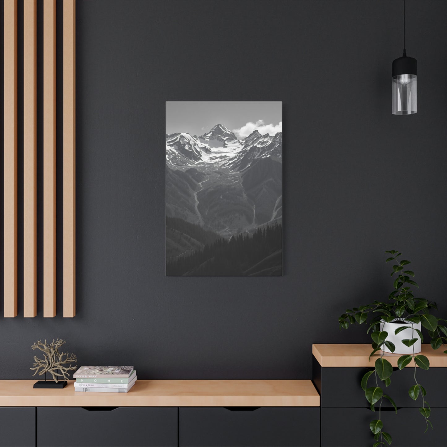 Supreme Black & White Scenic Landscapes Art Collection Wall Art & Canvas Print