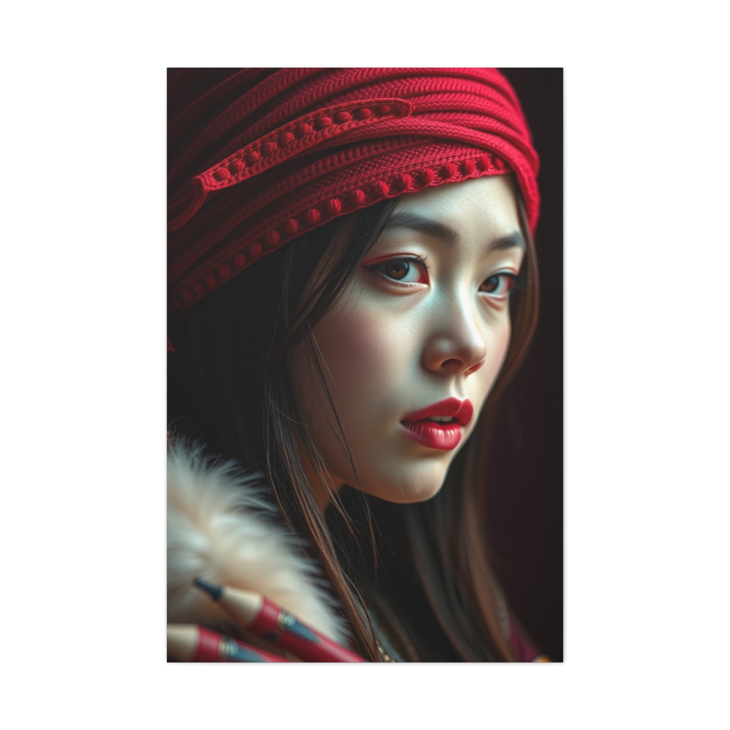 Vermilion Allure Artwork Wall Art & Canvas Print