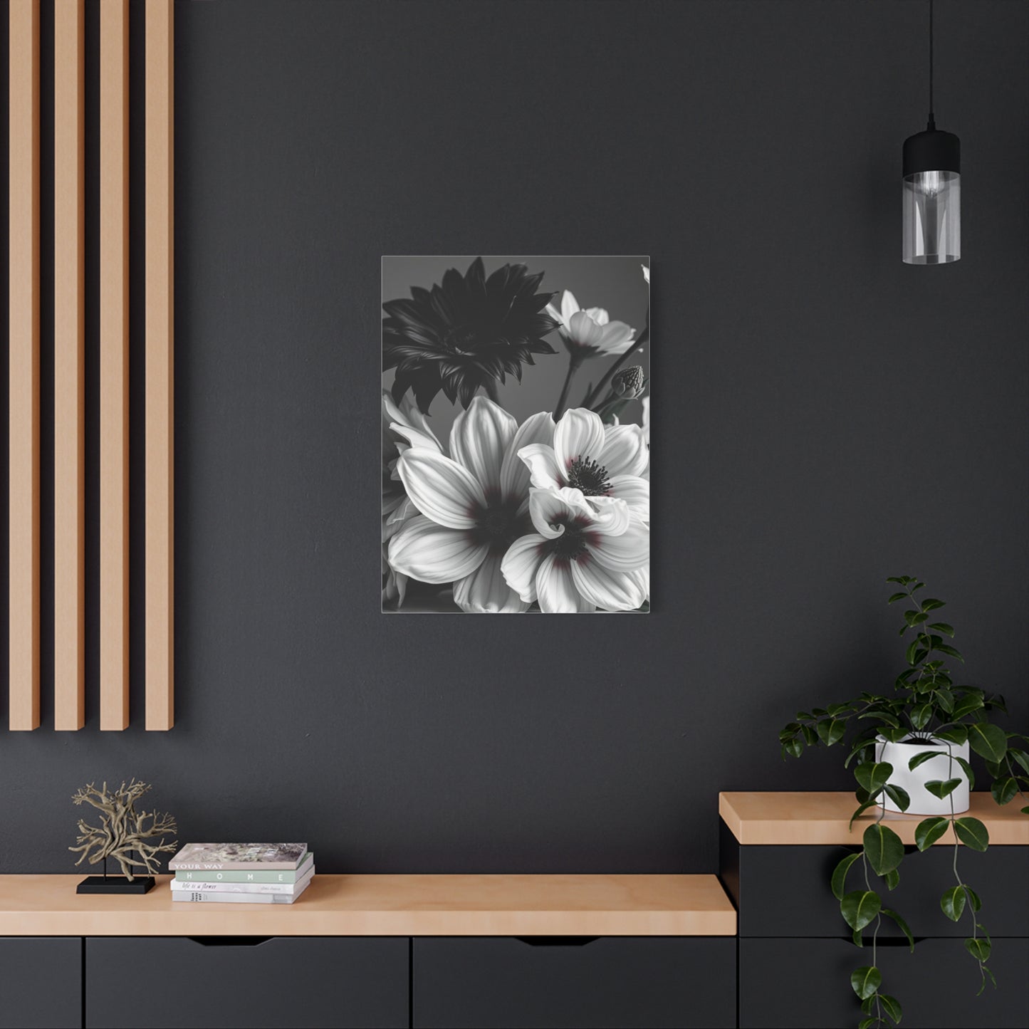 Sable & Alabaster Flora Wall Art & Canvas Print