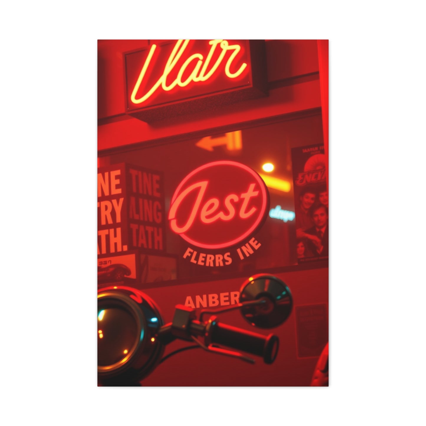 Retro Regency Artwork Wall Art & Canvas Print