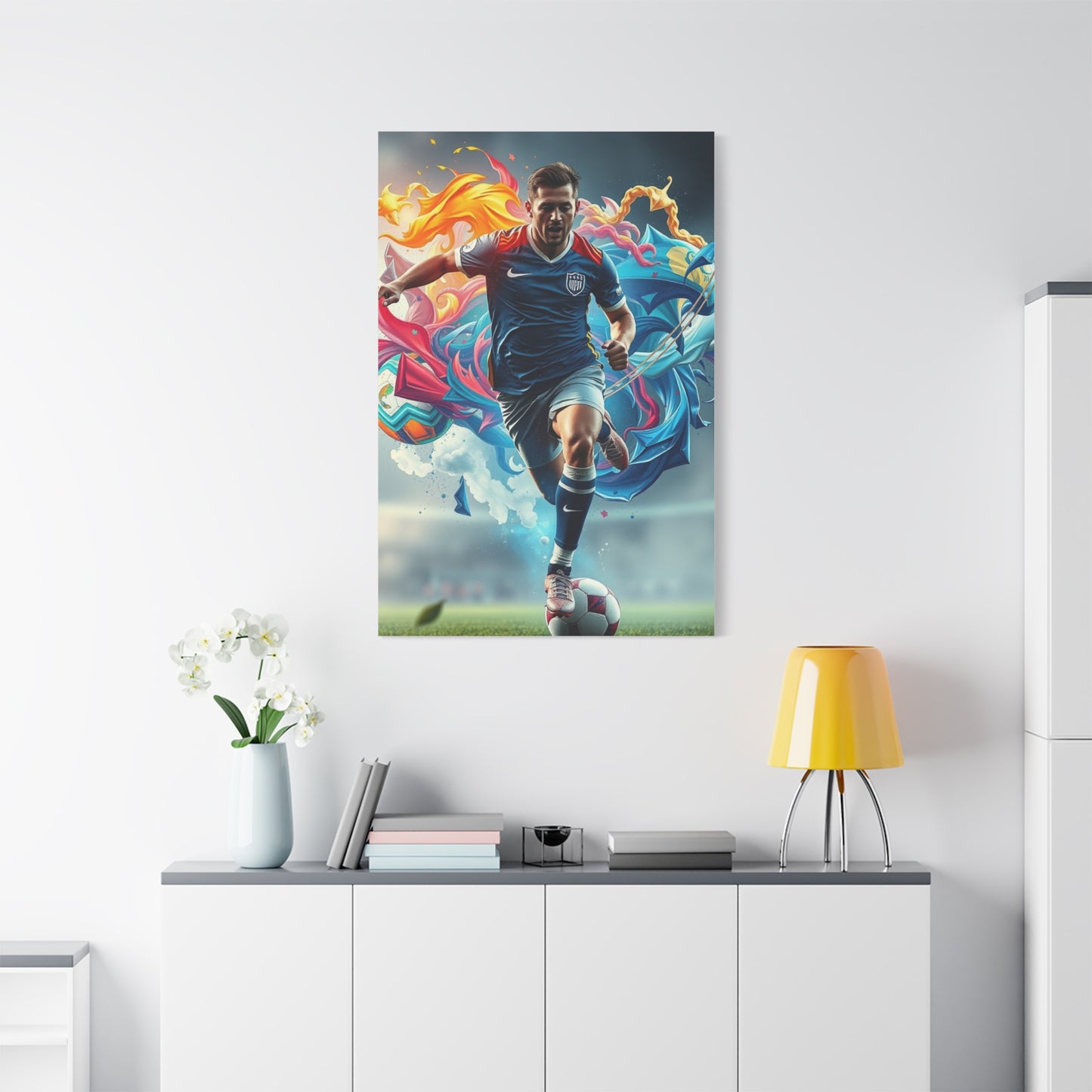 Soccer Art Refined Canvas Wall Art & Canvas Print
