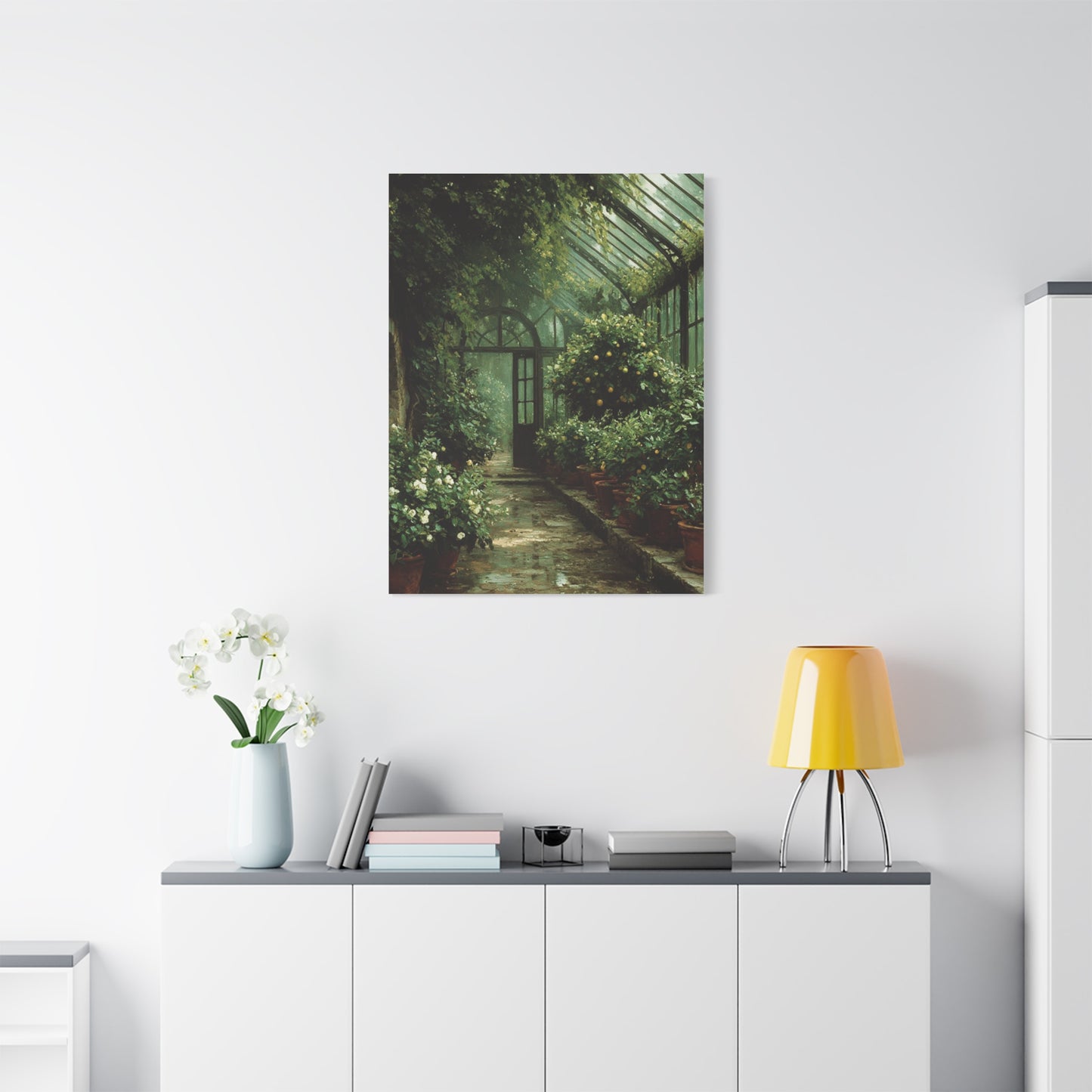 Vintage Greenhouse Garden Wall Art & Canvas Print
