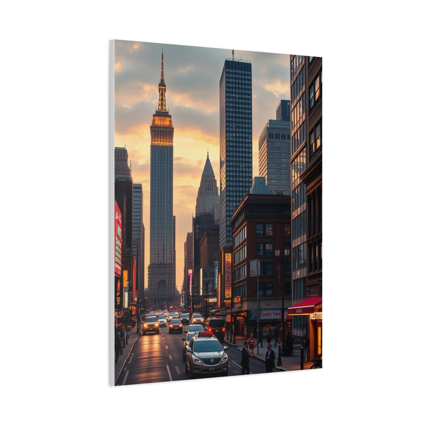 Uptown Poise Canvas Wall Art & Canvas Print