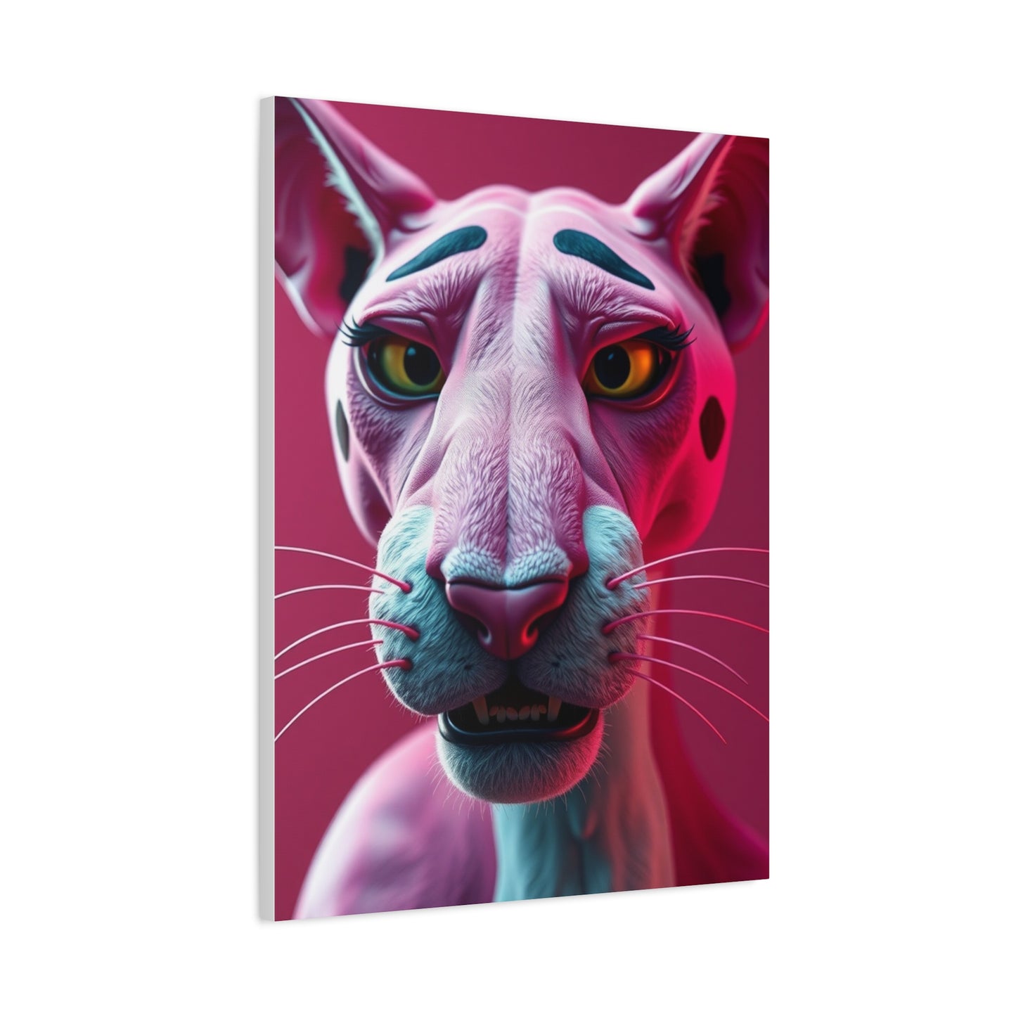 Roseate Panther Opus Wall Art & Canvas Print