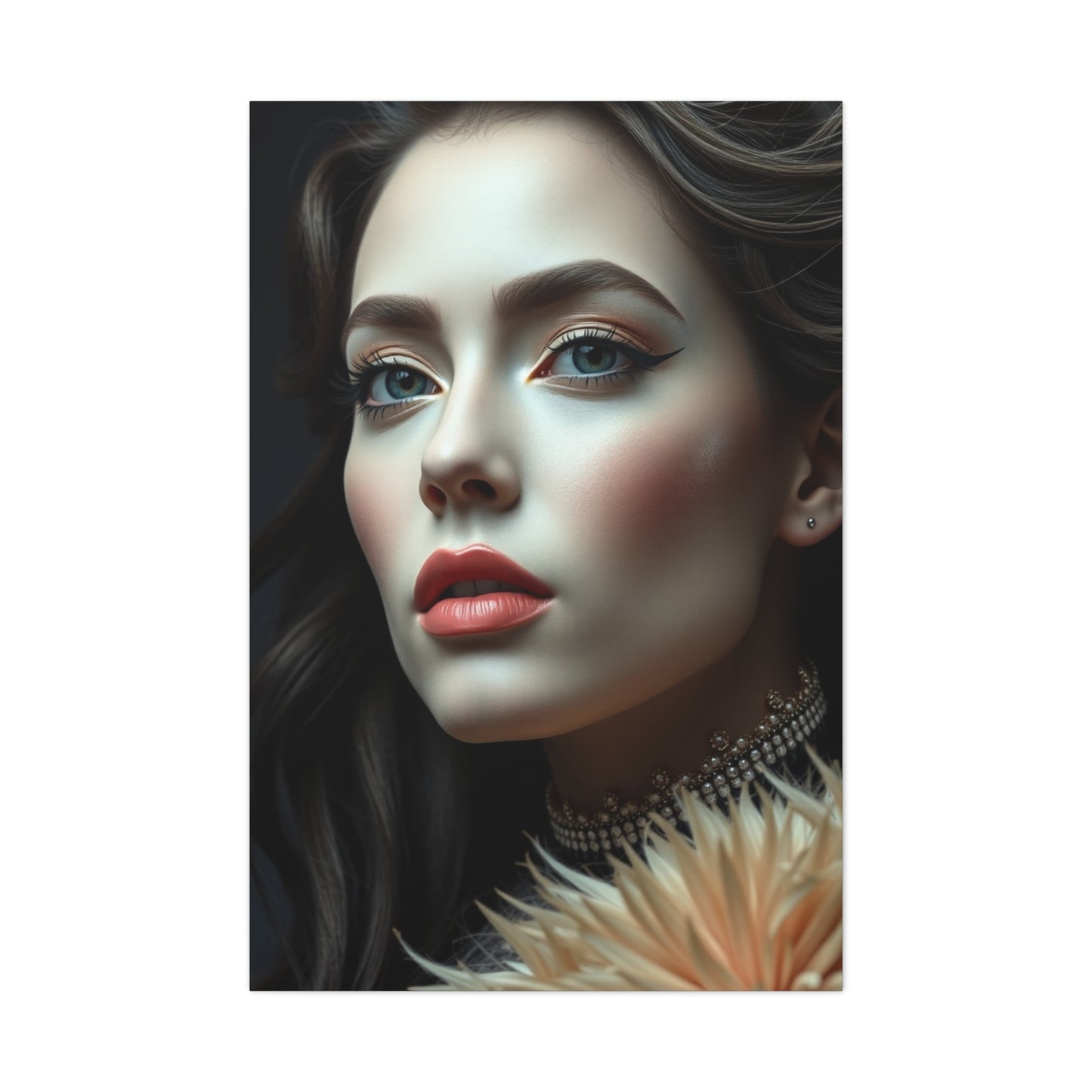 Black & Beige Art Refined Canvas Wall Art & Canvas Print