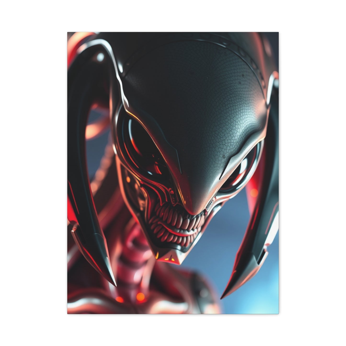 Masterpiece Alien Art Vision Wall Art & Canvas Print
