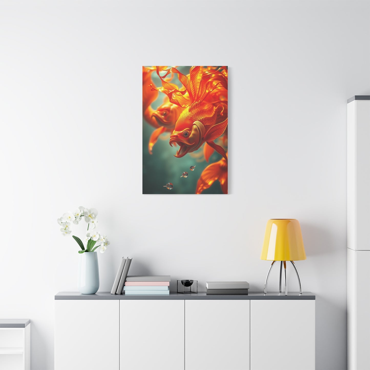 Ethereal Fins Elegance wall art & canvas print