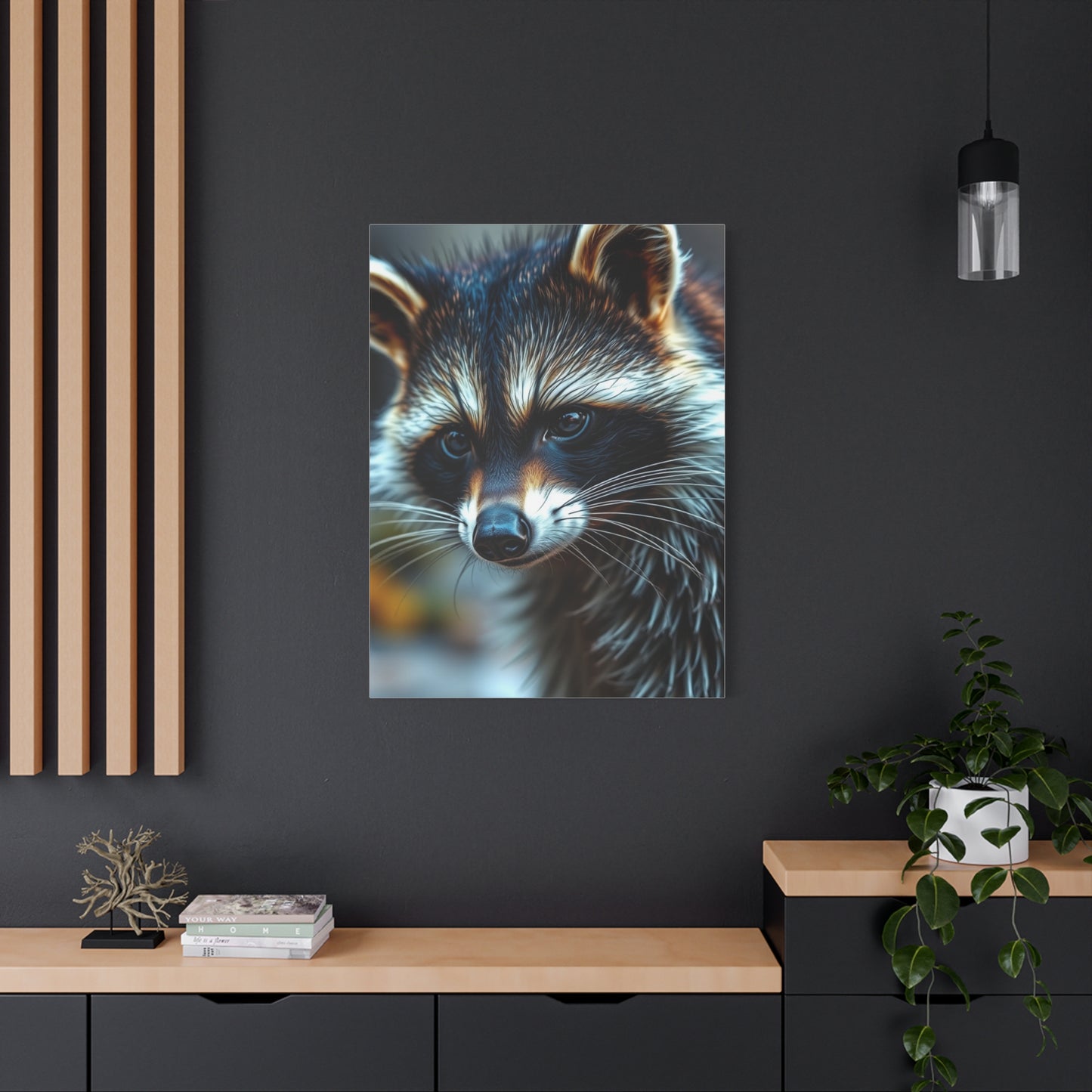 Raccoon Art Luxury Canvas Wall Art & Canvas Print