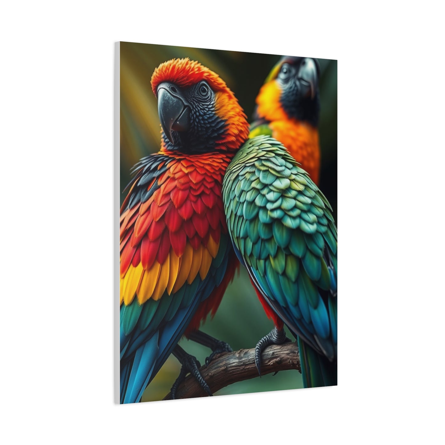 Tropical Birds Art Supreme Gallery Wall Art & Canvas Print