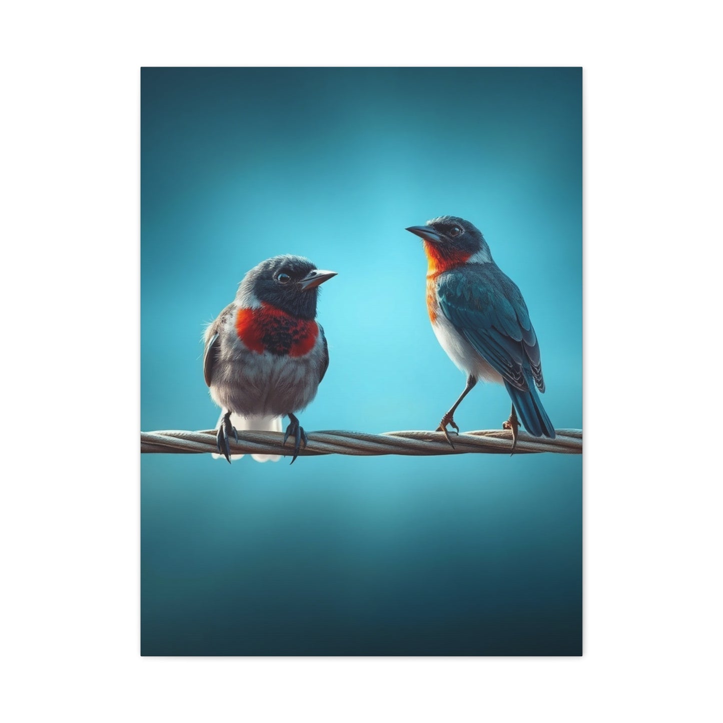 Birds On a Wire Art Supreme Gallery Wall Art & Canvas Print