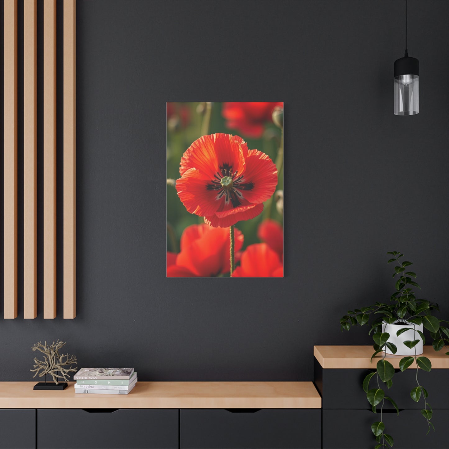 Vision Poppy Flower Art Art Wall Art & Canvas Print