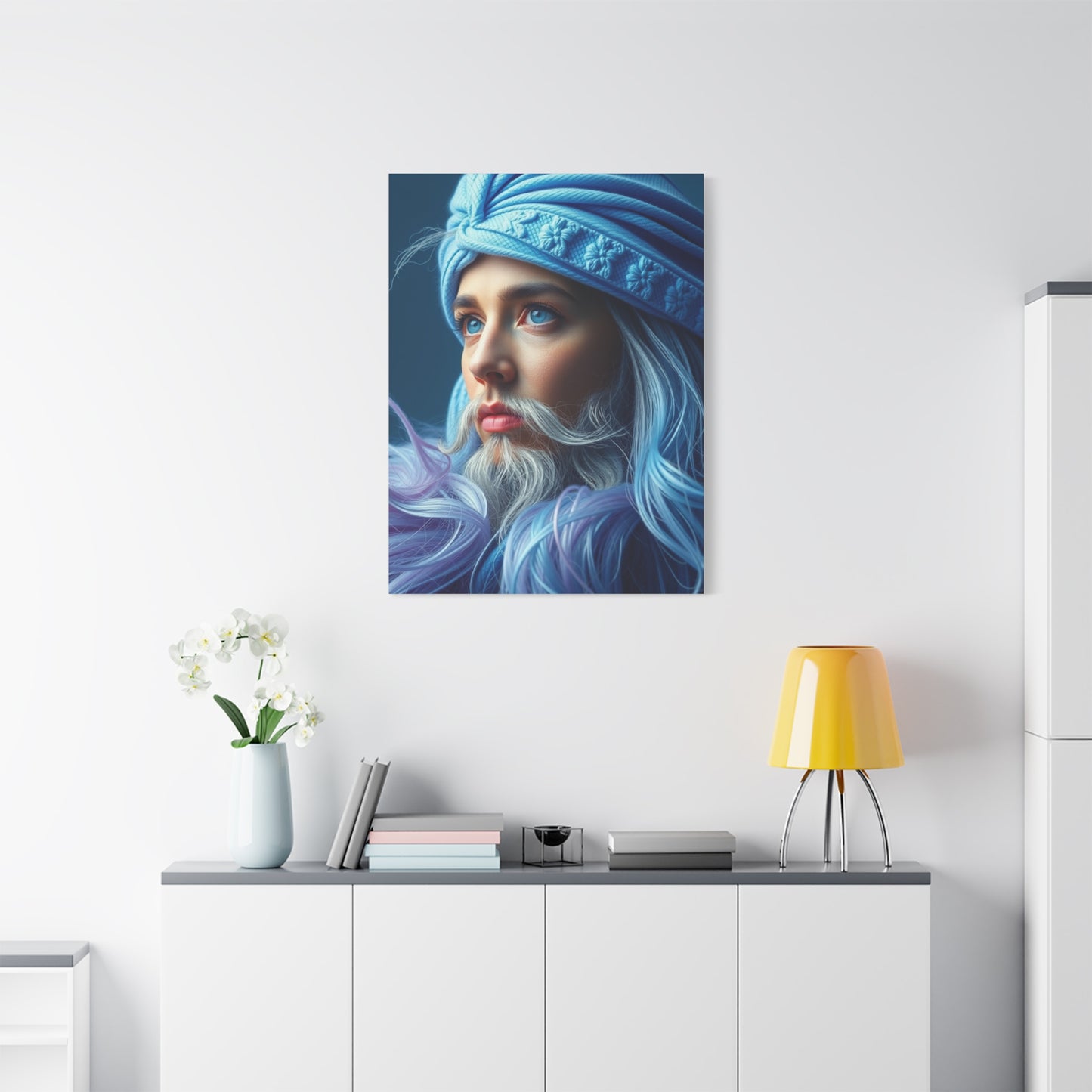 Blue & Gray Art Supreme Gallery Wall Art & Canvas Print