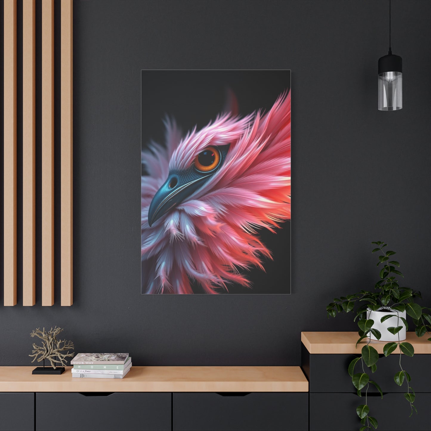 Celestial Feather Reverie Wall Art & Canvas Print