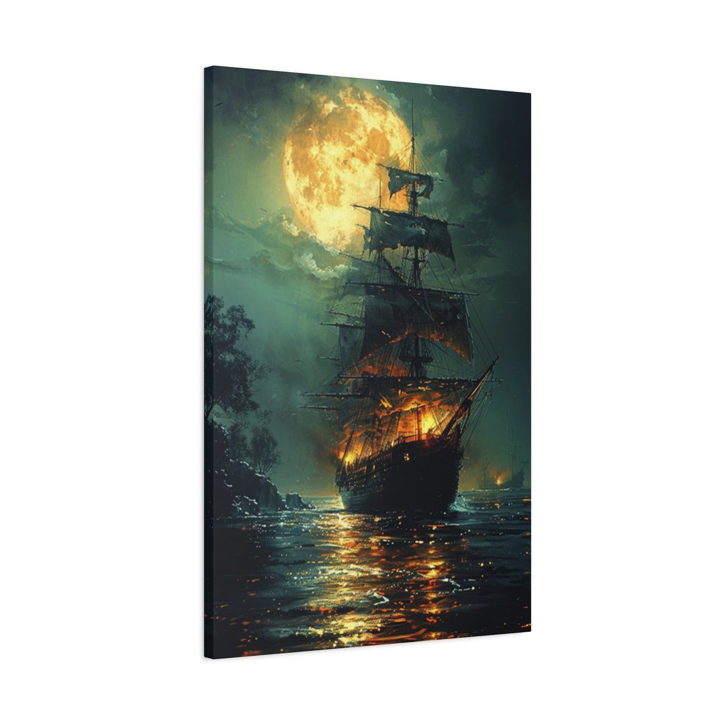 Large Ship Sailing Painting Wall Art & Canvas Prints