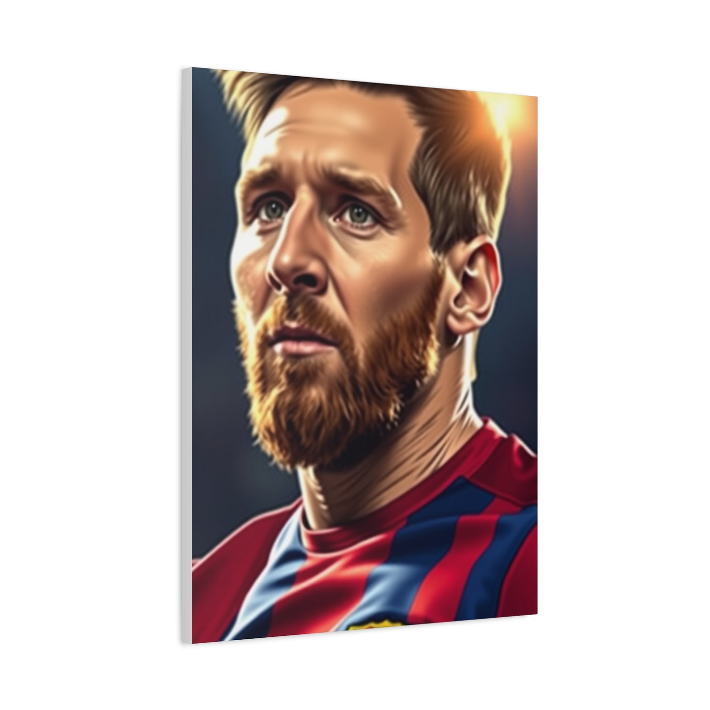 Majestic Messi Illustration Elegance Wall Art & Canvas Print