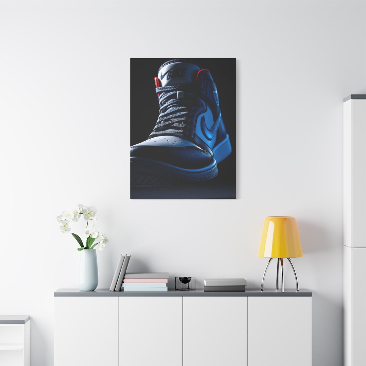Ornate Kicks Illustration Wall Art & Canvas Print