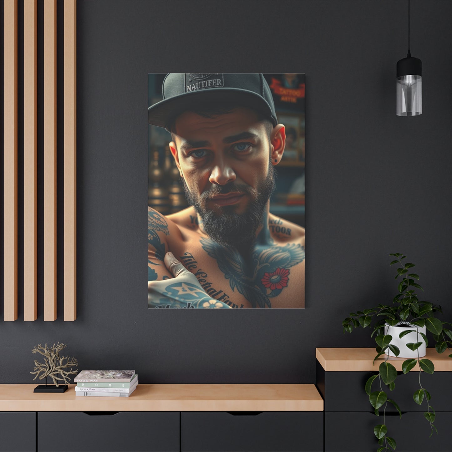 Masterpiece Tattoo Parlor Art Vision Wall Art & Canvas Print