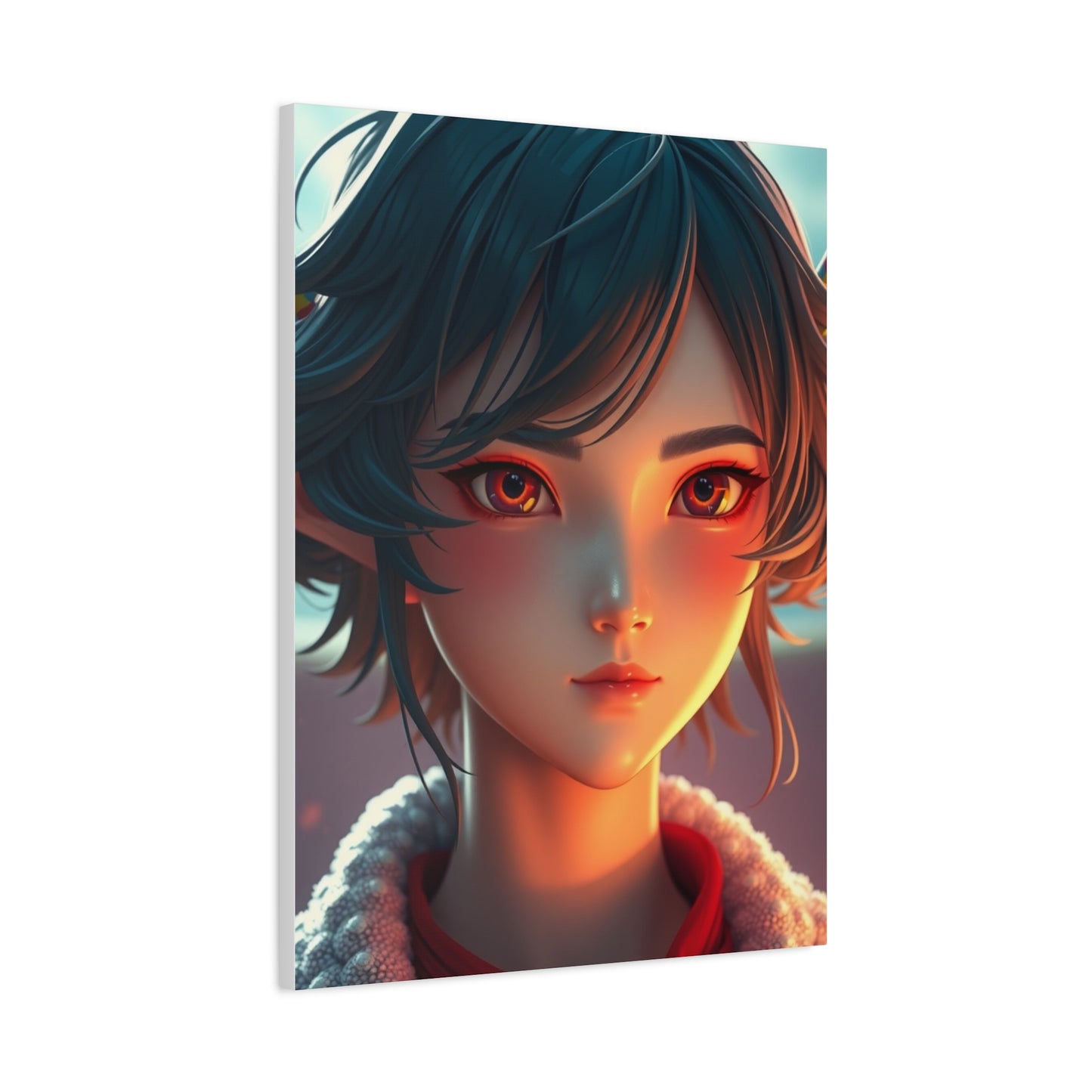 Radiant Pixel Pictorial Wall Art & Canvas Print