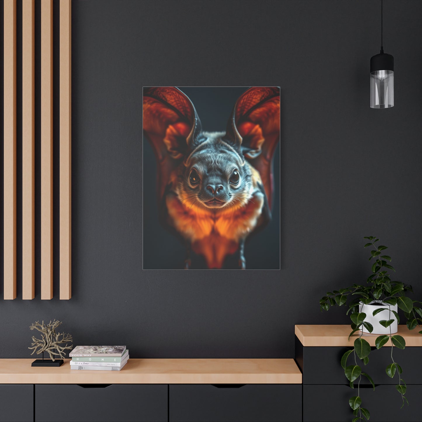 Bat Art Refined Canvas Wall Art & Canvas Print