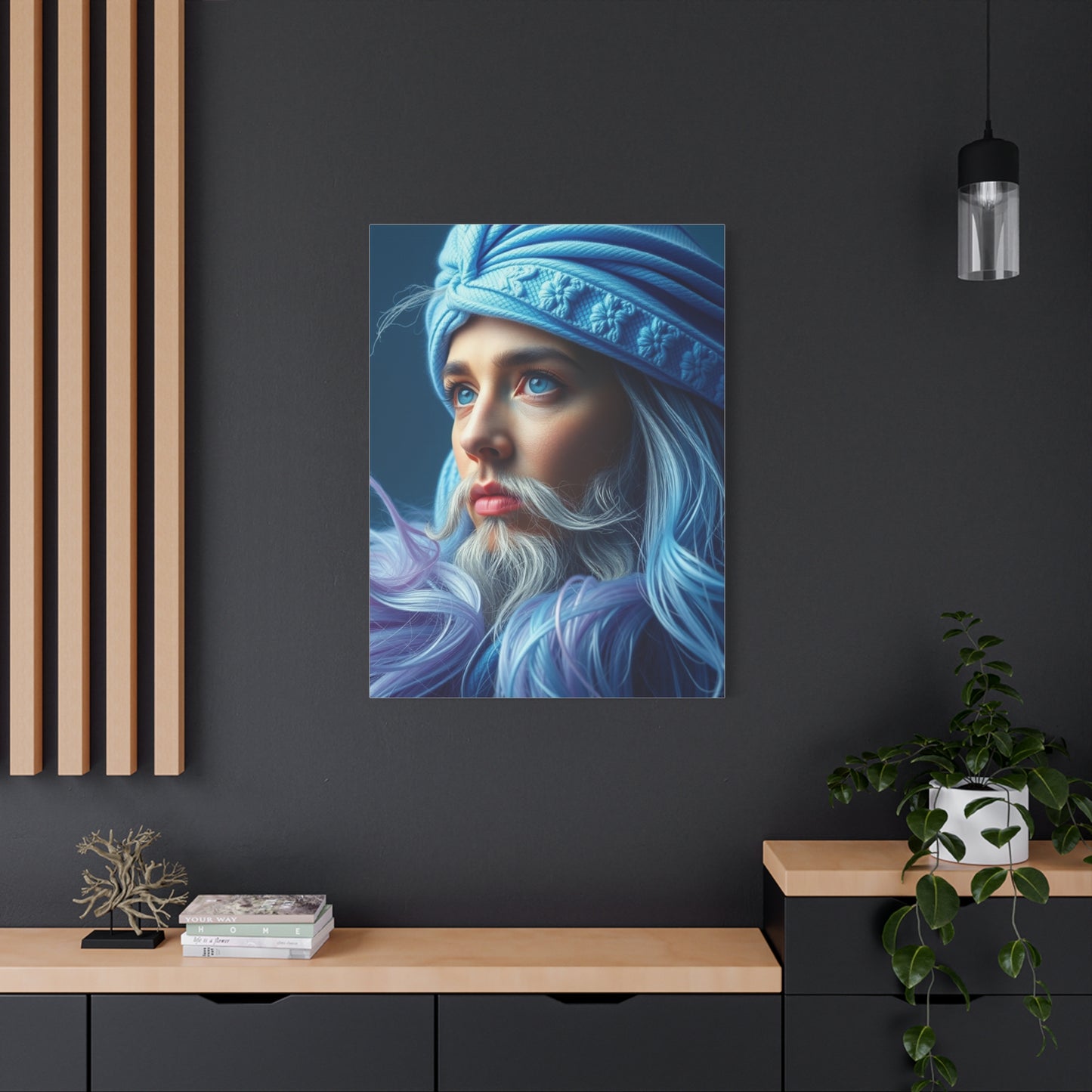 Blue & Gray Art Supreme Gallery Wall Art & Canvas Print