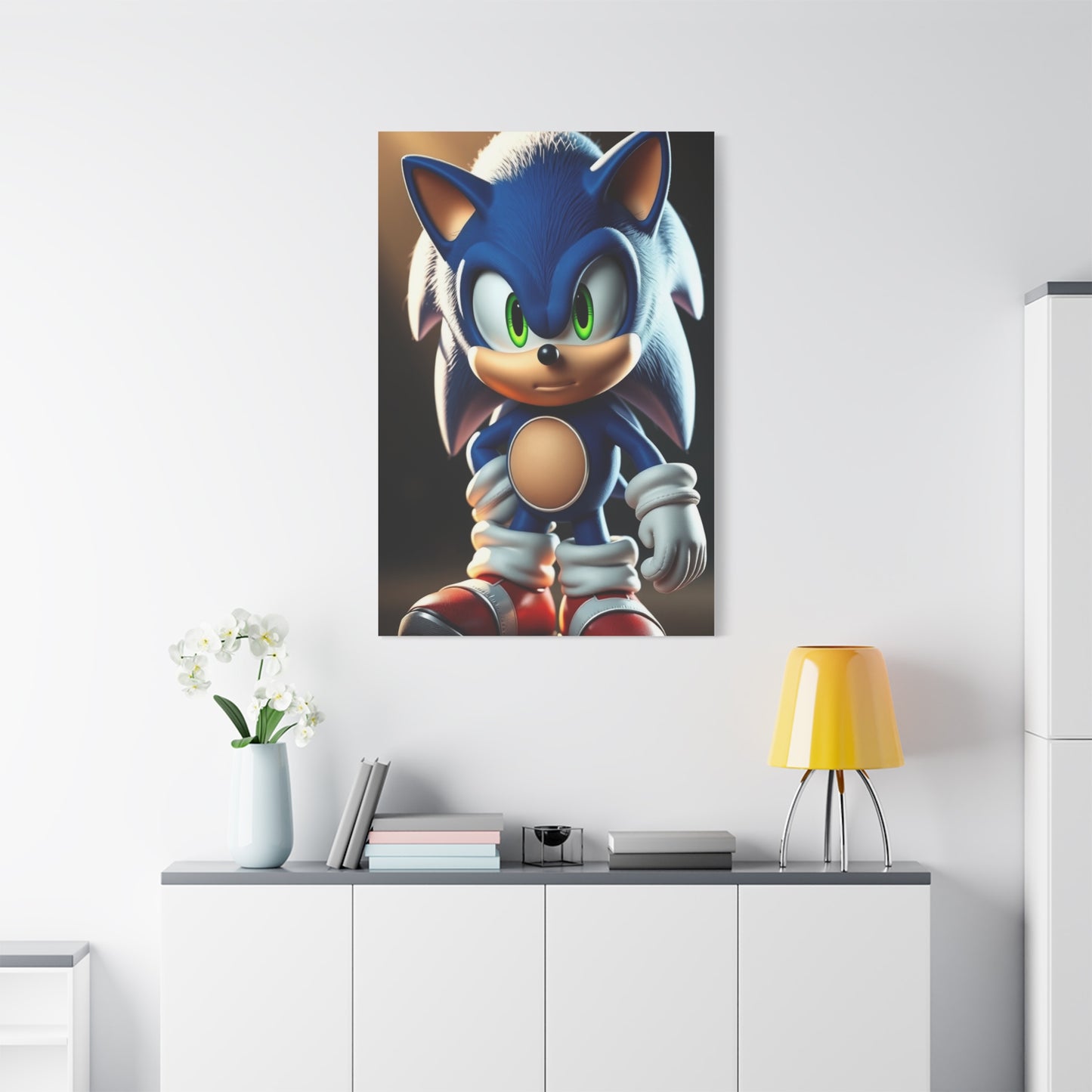 Sonic the Hedgehog Art Luxury Canvas Wall Art & Canvas Print