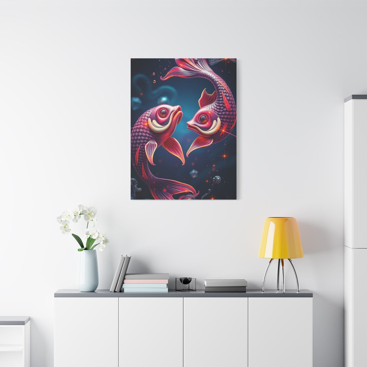 Aquatic Zodiac Opulence wall art & canvas print