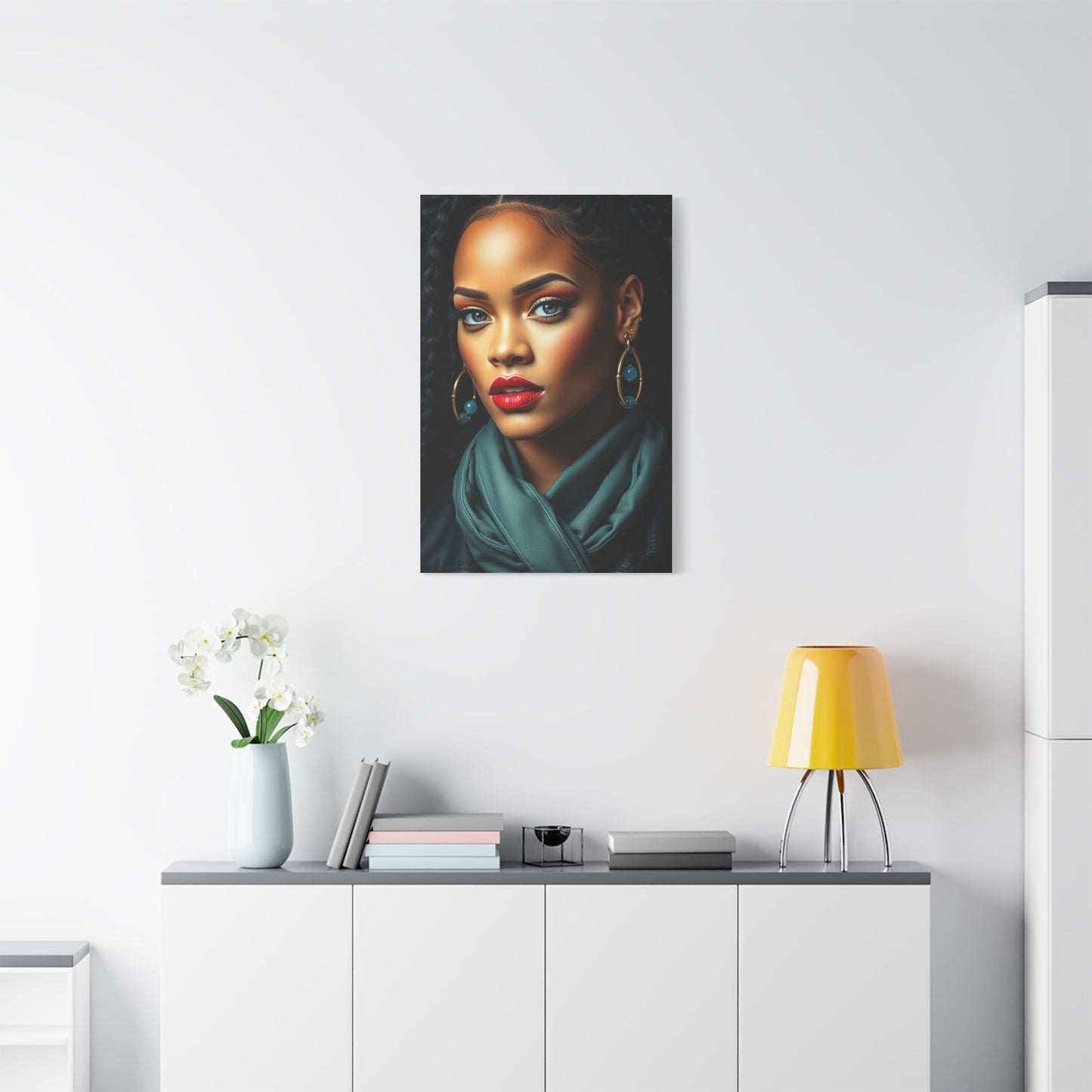Rihannas Enchanting Aura Art Wall Art & Canvas Print