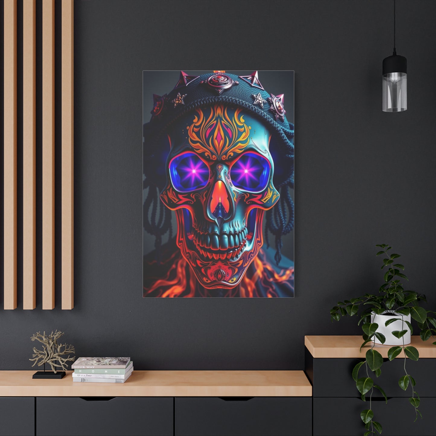 Radiant Skull Tableau Wall Art & Canvas Print