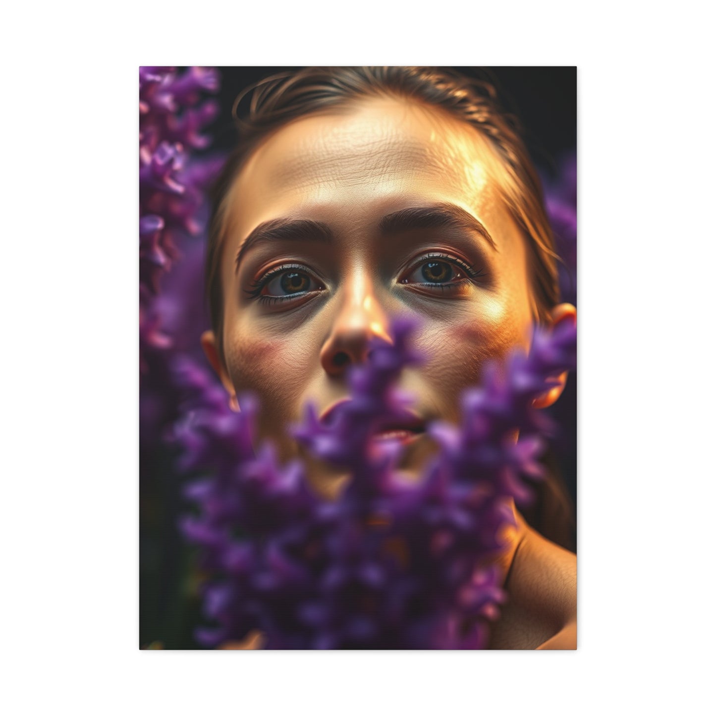 Opulent Orchid Impression Wall Art & Canvas Print